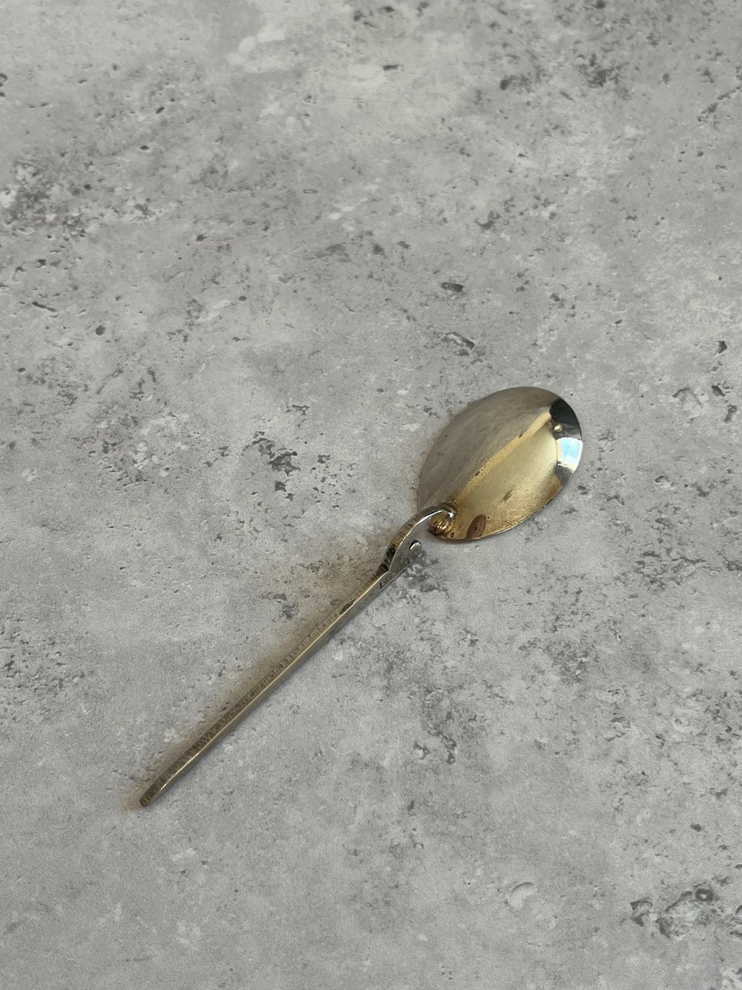 Vintage Silver Plated Roman Spoon or Cochlearium Snail Spoon