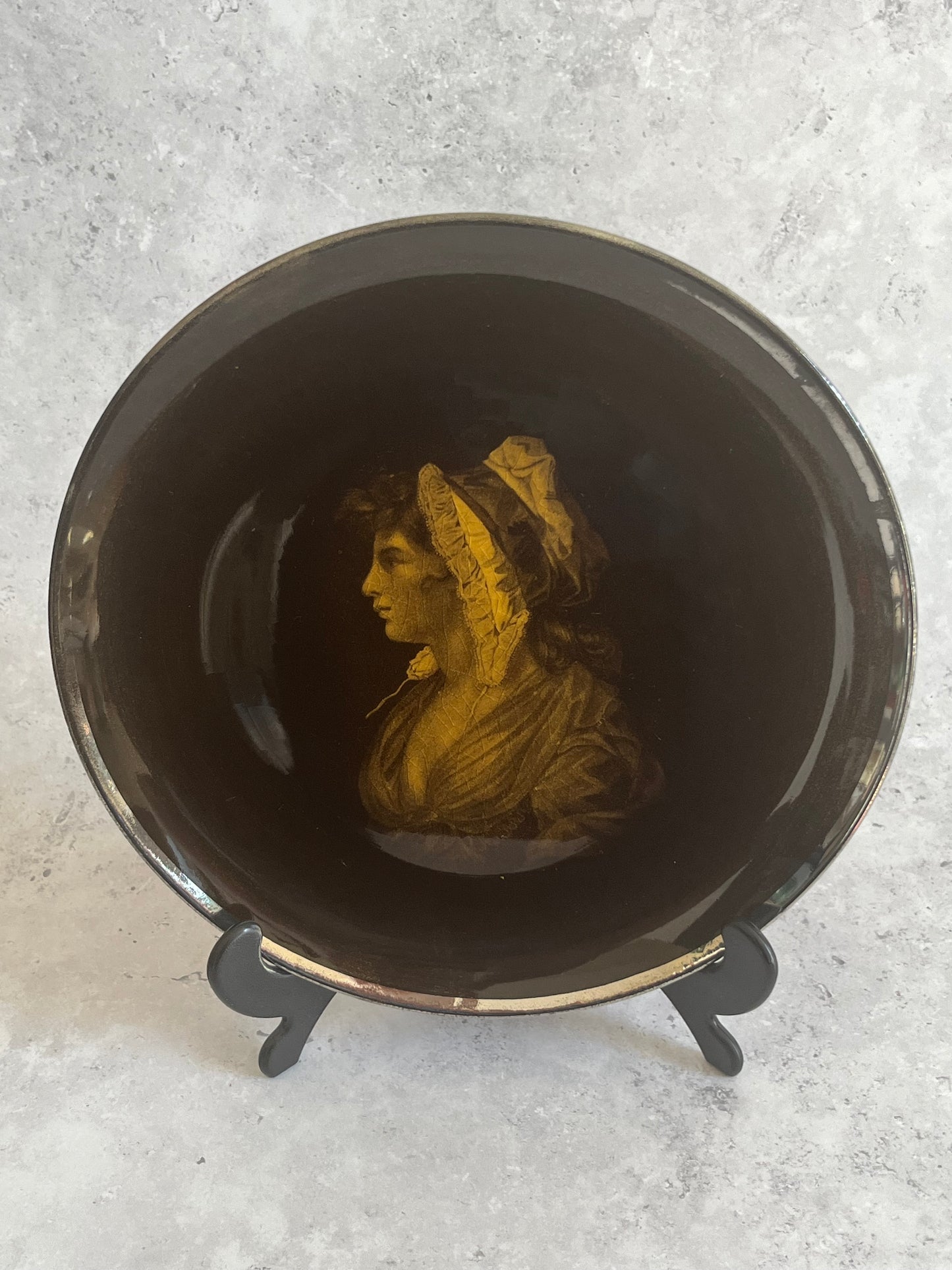 Ridgway England Portrait ‘A St Giles’s Beauty’ Bartolozzi Wall Plate