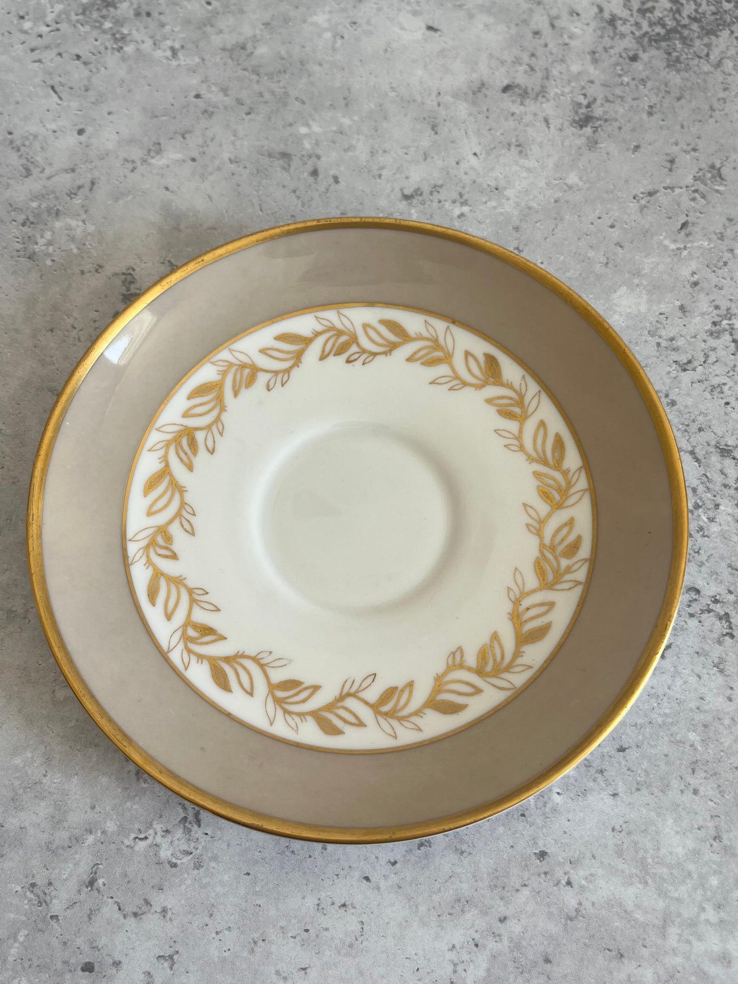 Tuscan Fine English Bone China Set Of Six Teacup & Saucers Strathmore Gilt Pattern