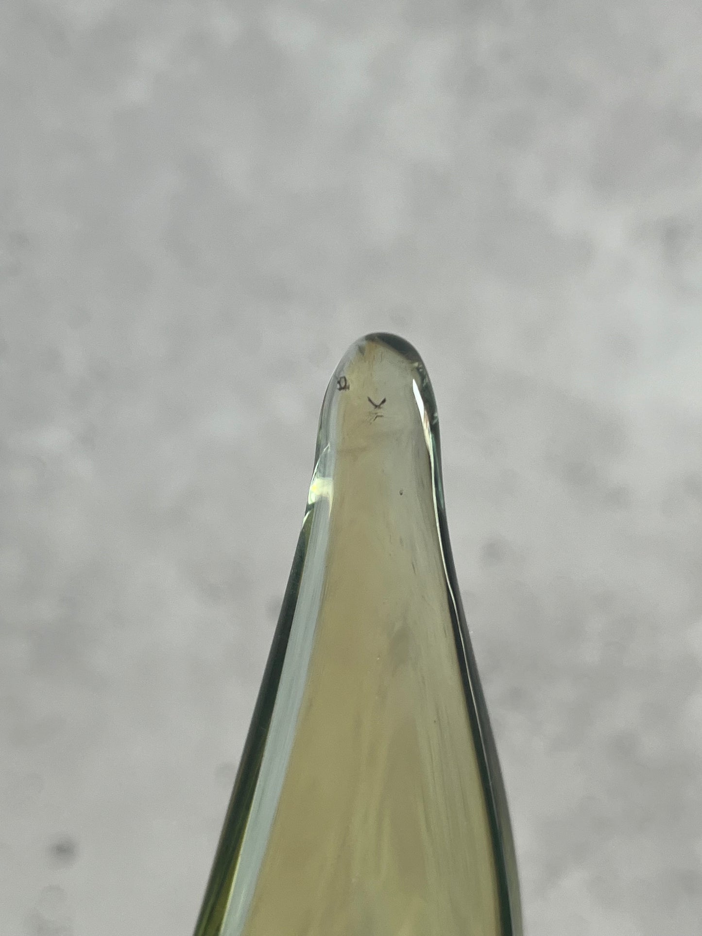Vintage Murano Sommerso Glass Vase Fishtail or Beak Style Glass Vase