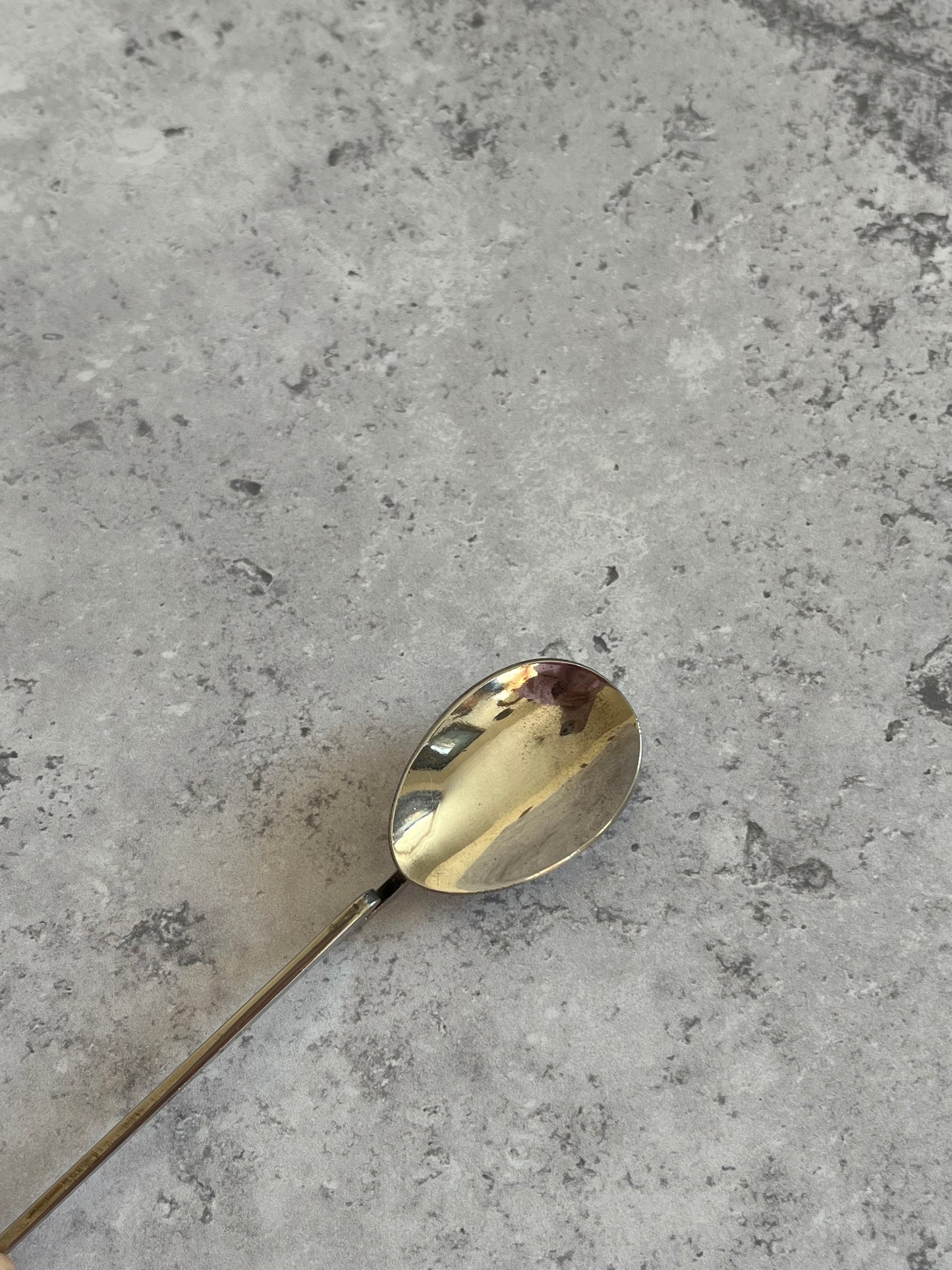 Vintage Silver Plated Roman Spoon or Cochlearium Snail Spoon