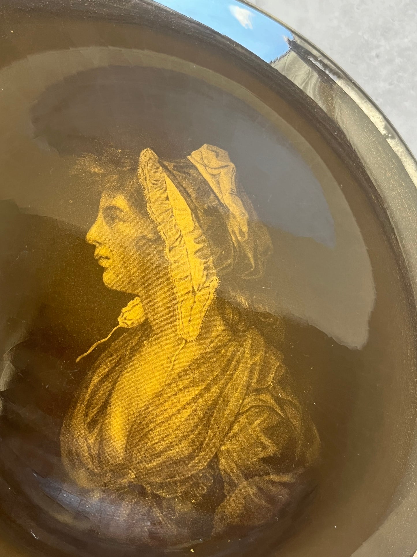 Ridgway England Portrait ‘A St Giles’s Beauty’ Bartolozzi Wall Plate