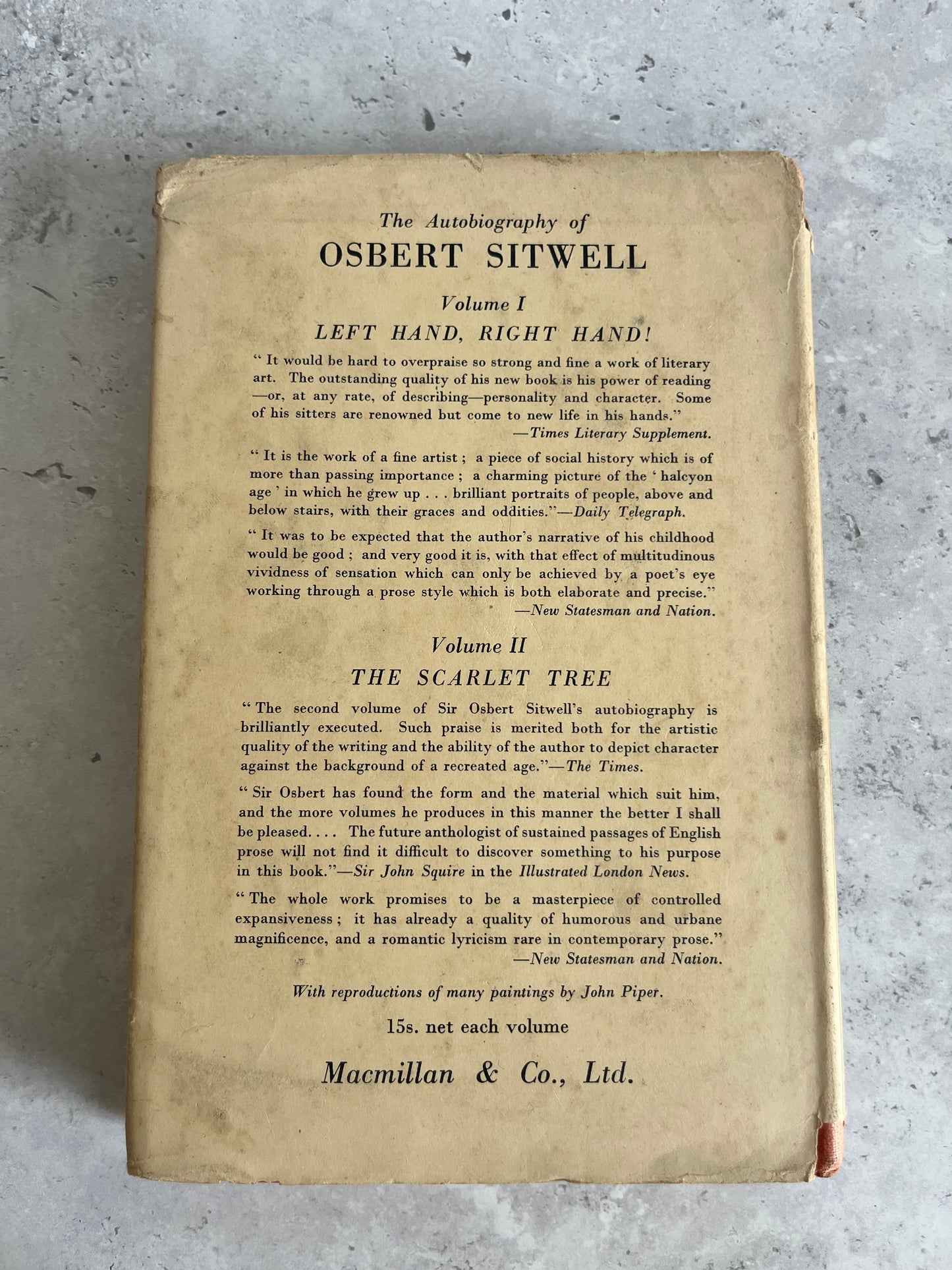 First Edition Great Morning By Osbert Sitwell Hardback Book