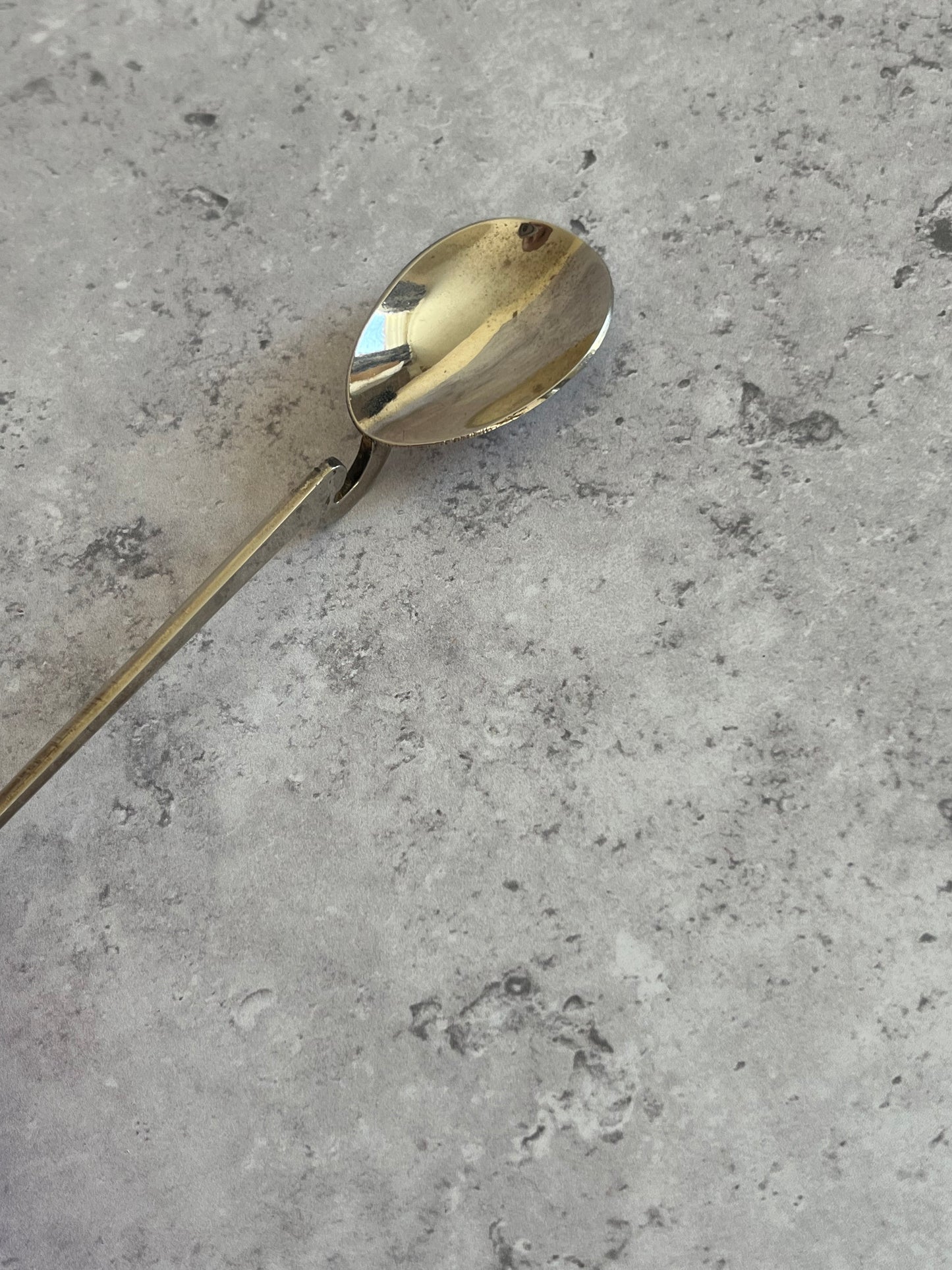 Vintage Silver Plated Roman Spoon or Cochlearium Snail Spoon