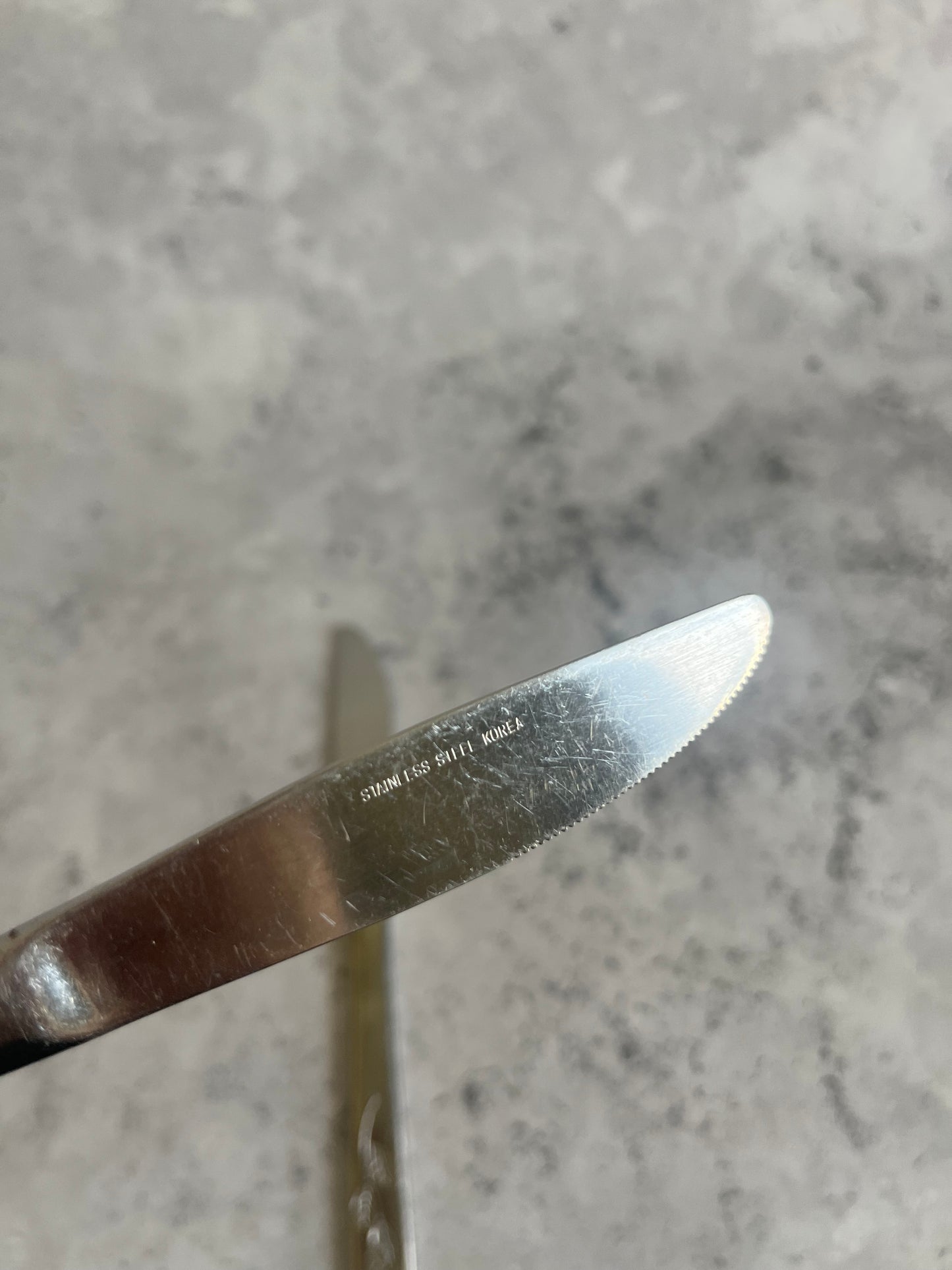 National Stainless Haiti Leaf Pattern Set Of 2 Vintage Table Knives Stainless Steel Cutlery