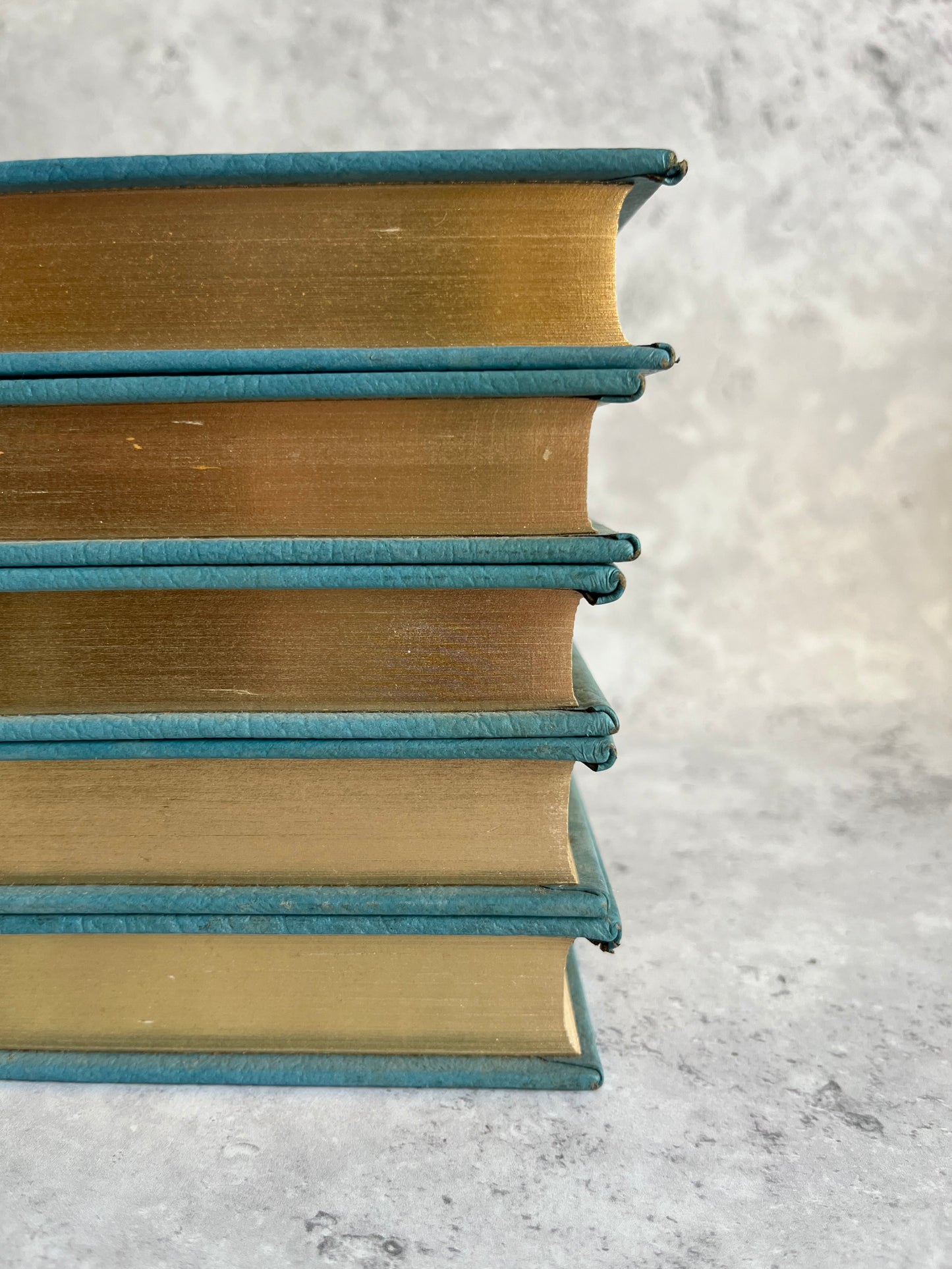 Jane Austen Complete 5 Volume Set Heron Books 1970s Leather Bound Ed.