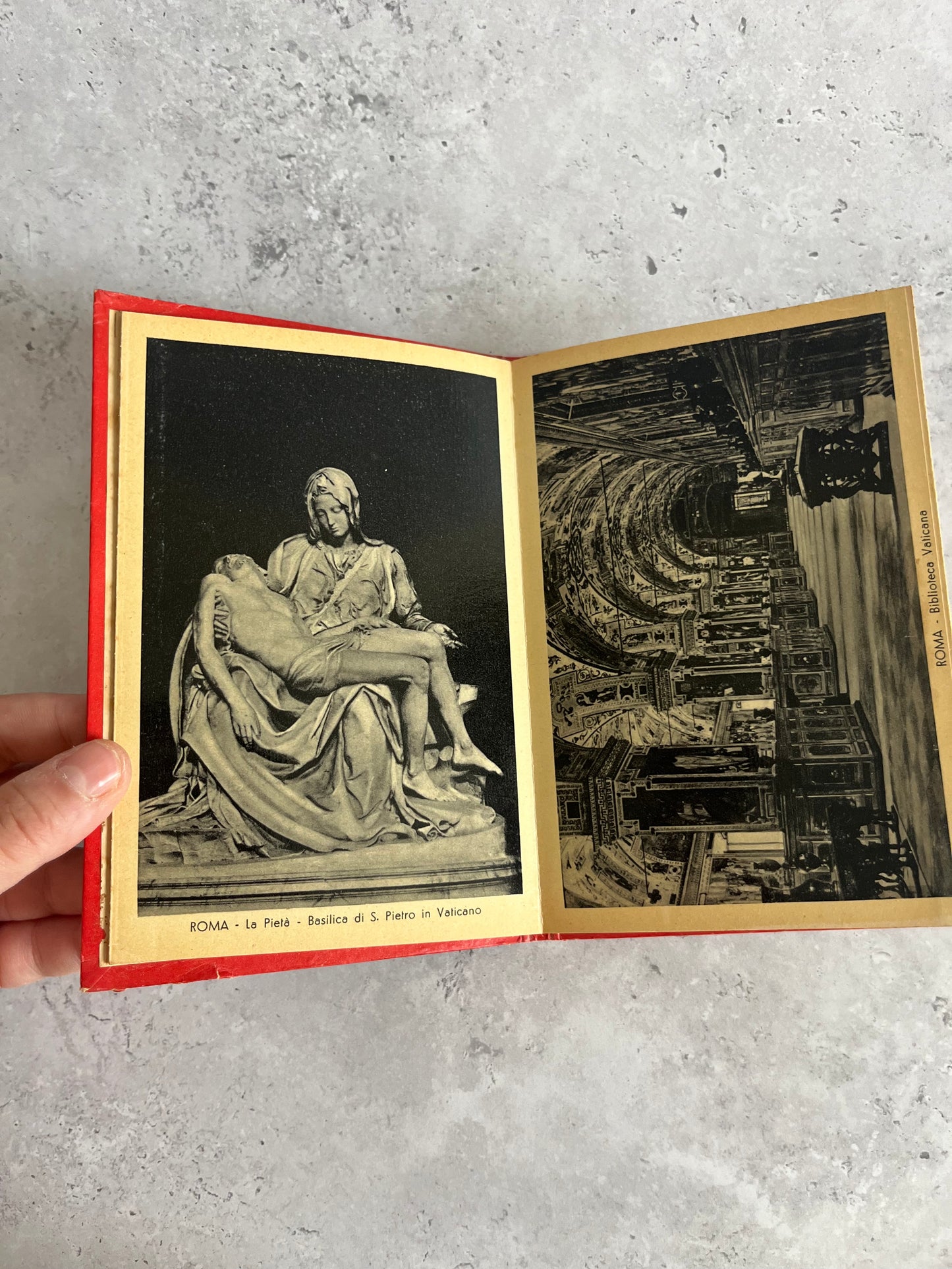 Vintage Ricordo Di Roma Parte 1A Foldout Postcard Souvenir Book Italian