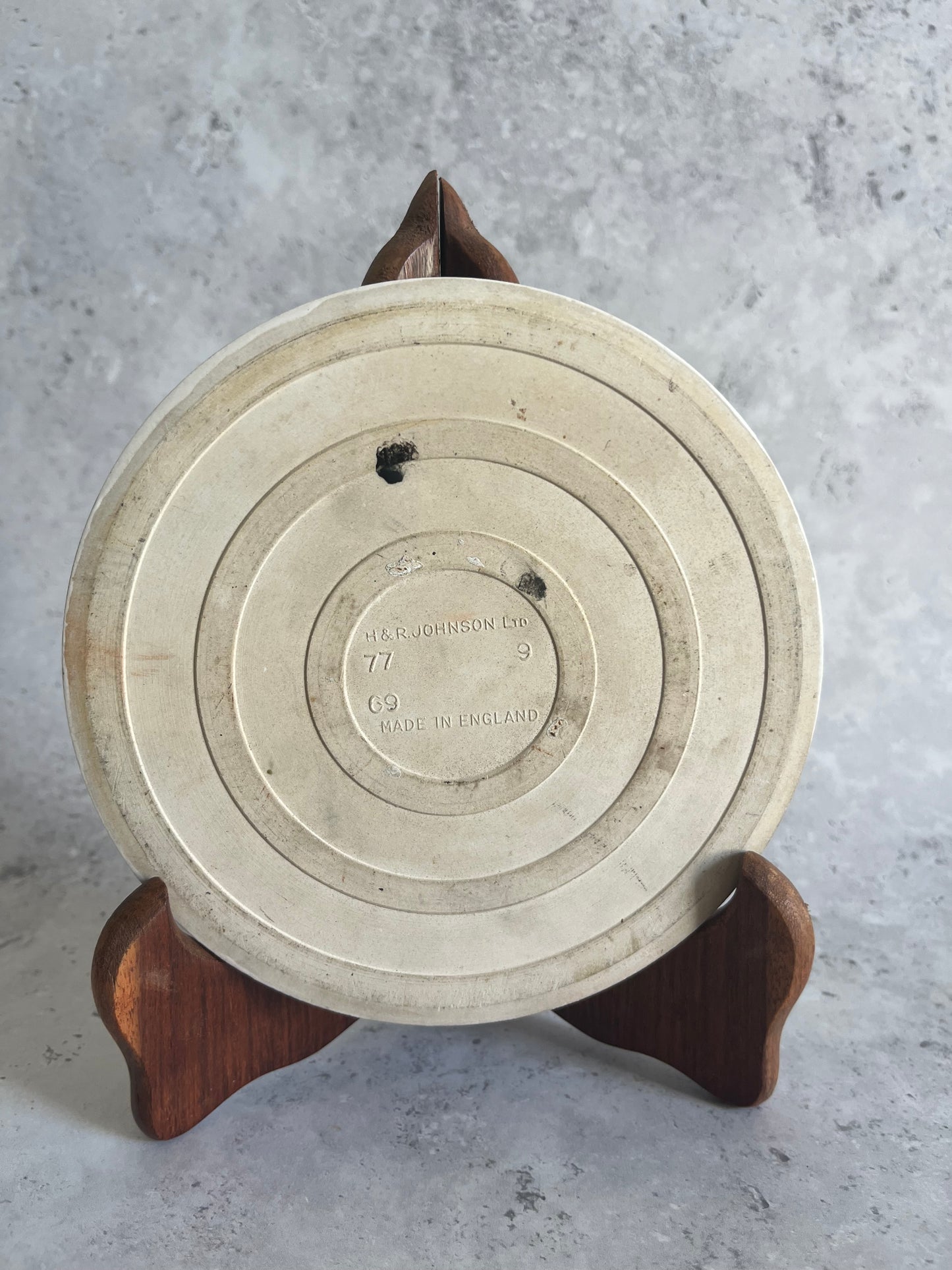 Vintage Hand Painted H&R Johnson Antelope Wall Tile Ceramic Trivet