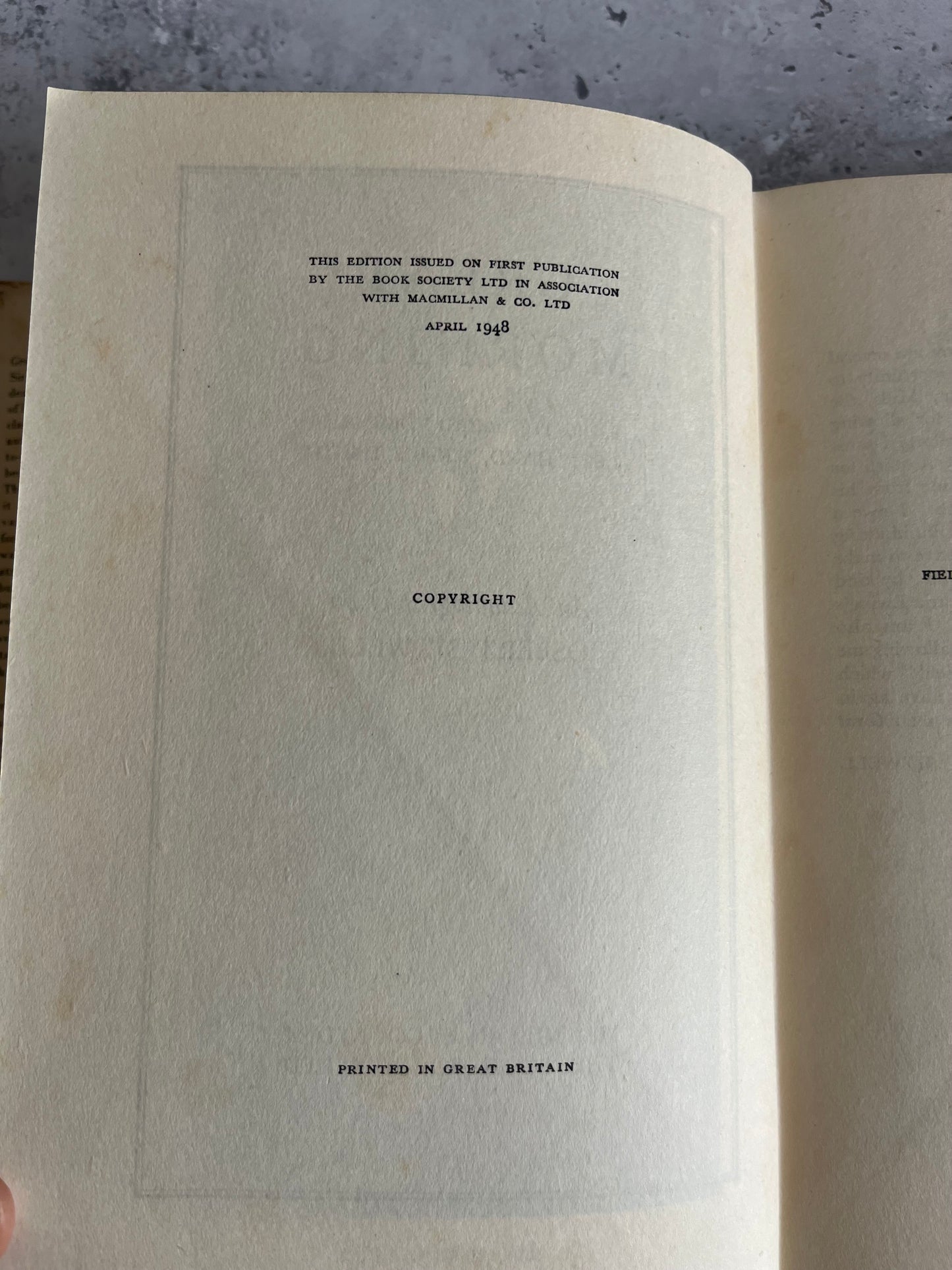 First Edition Great Morning By Osbert Sitwell Hardback Book