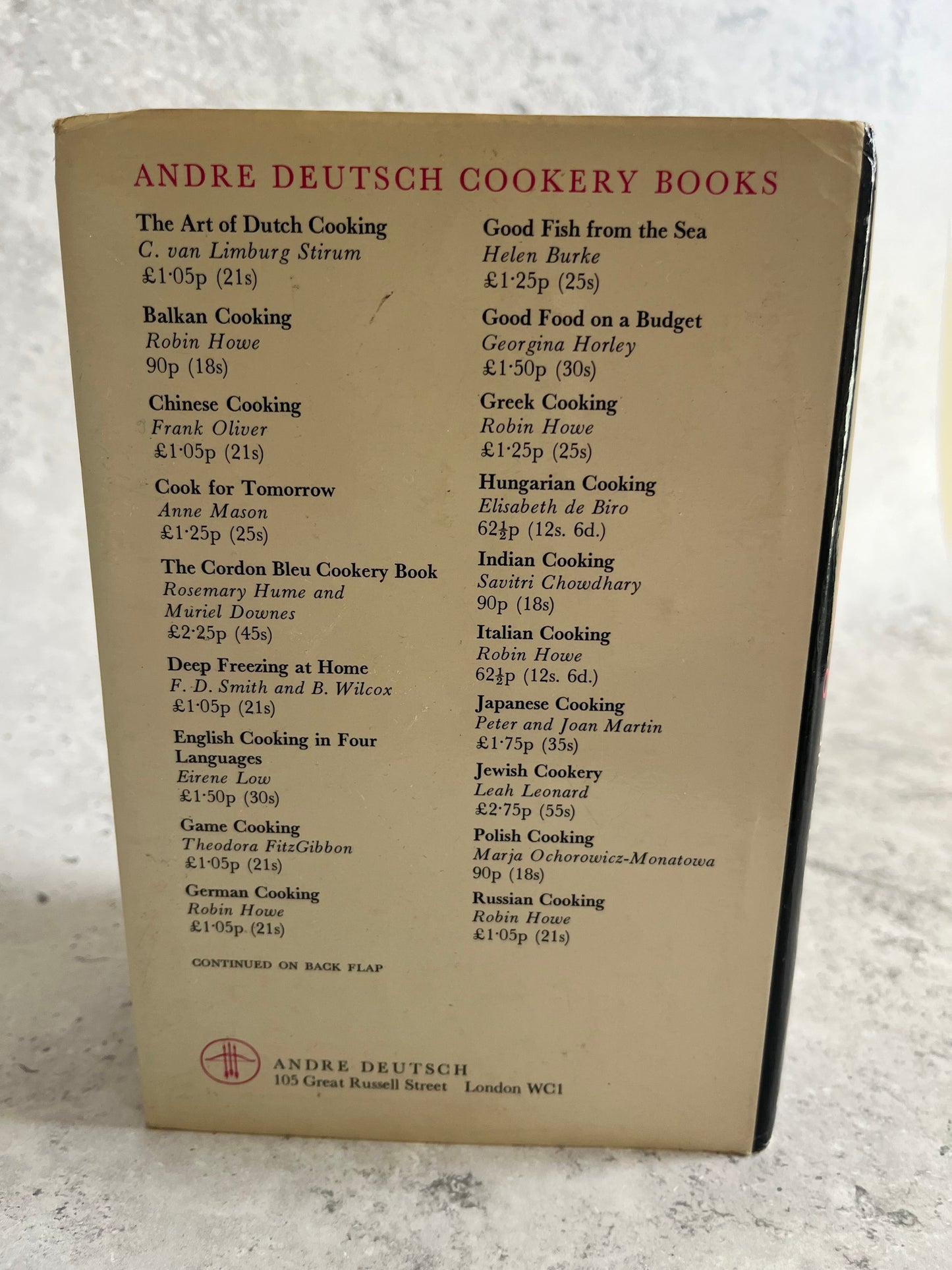 Austrian Cooking By Gretel Beer Vintage 1970 Hardback Cook Book