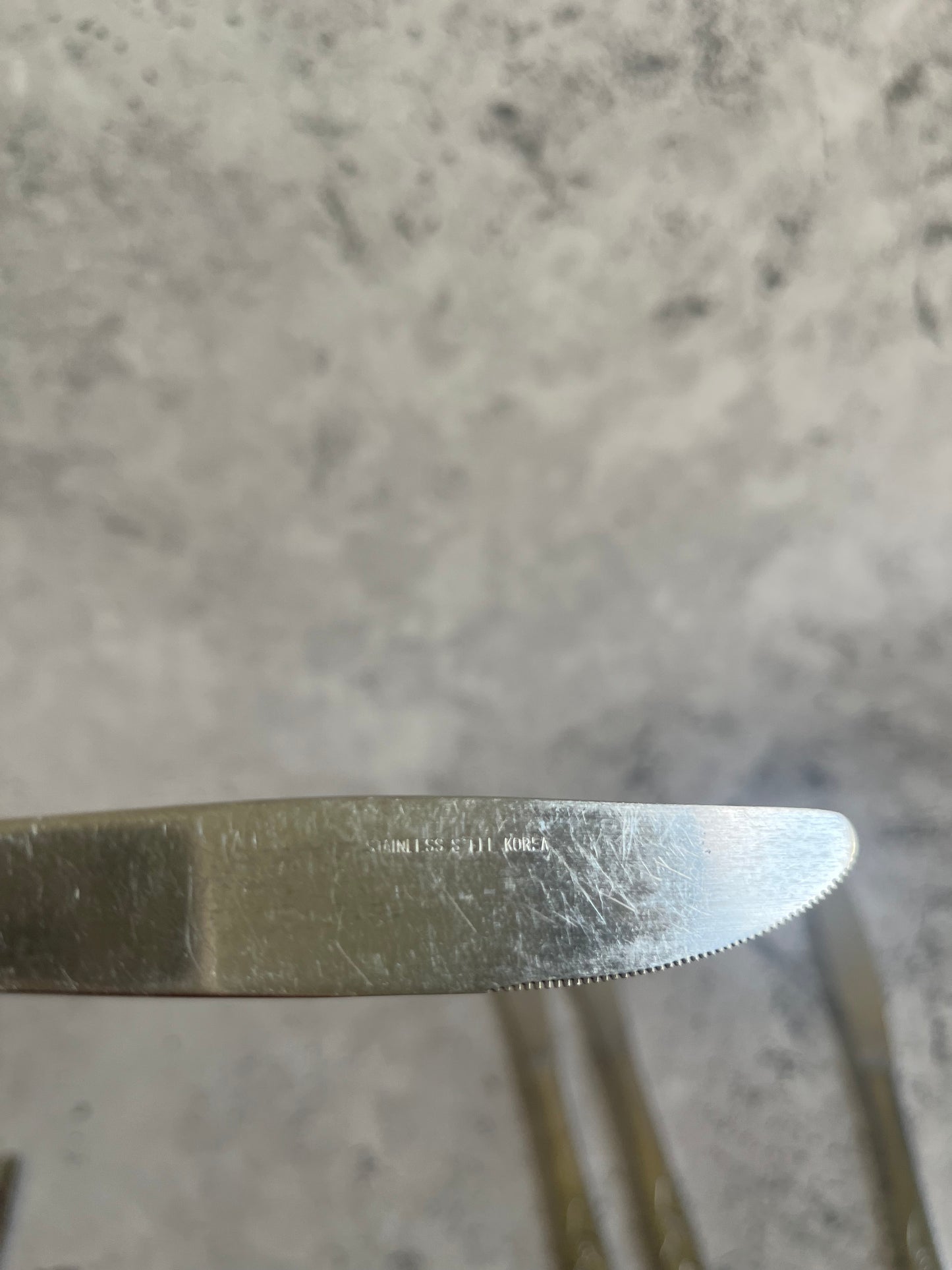 National Stainless Haiti Leaf Pattern Set Of 4 Vintage Table Knives Stainless Steel Cutlery