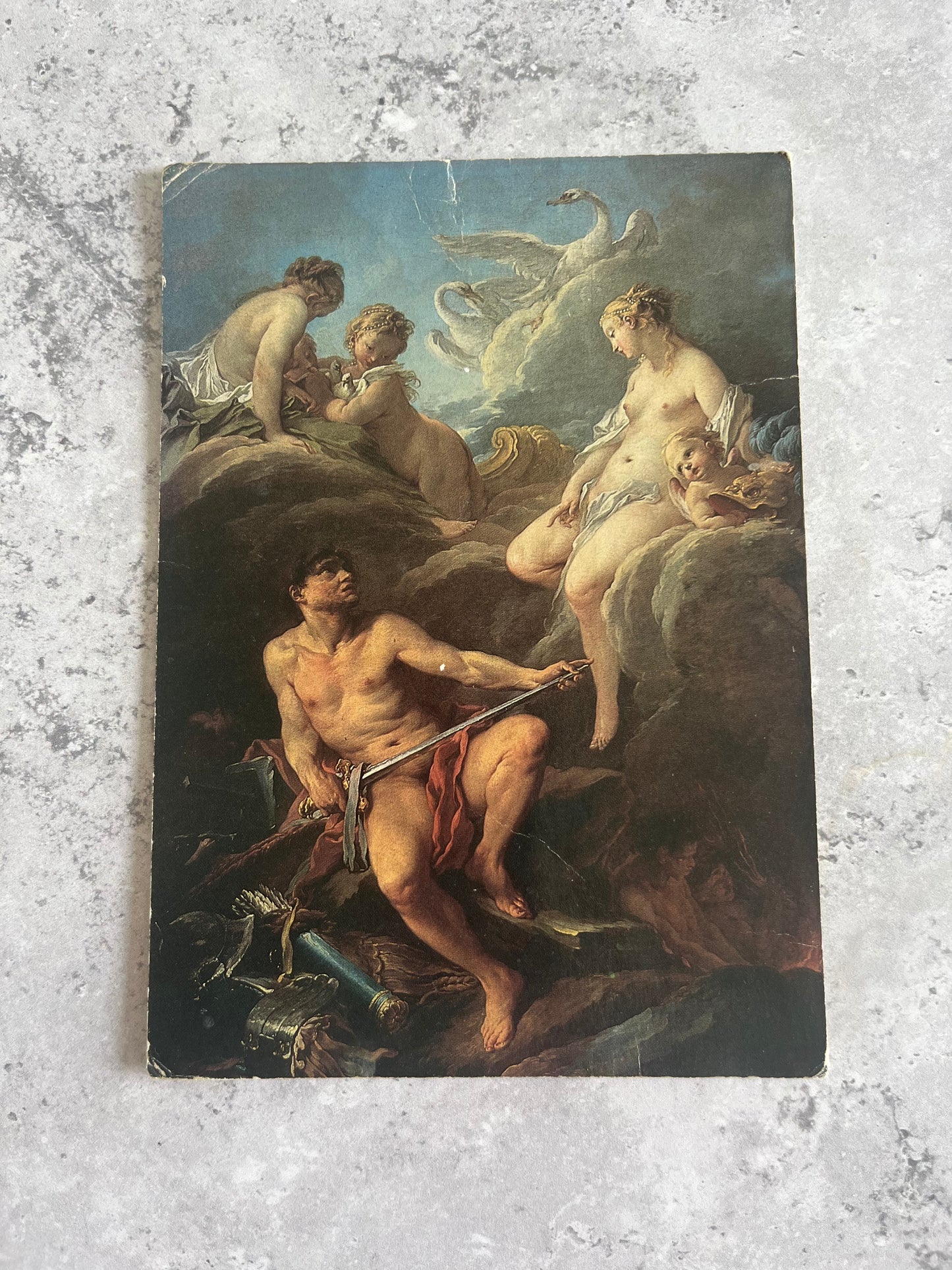 ‘Venus Asking Vulcan For The Armour Of Aeneas’ By Francis Boucher MMA Fine Art Blank Postcard