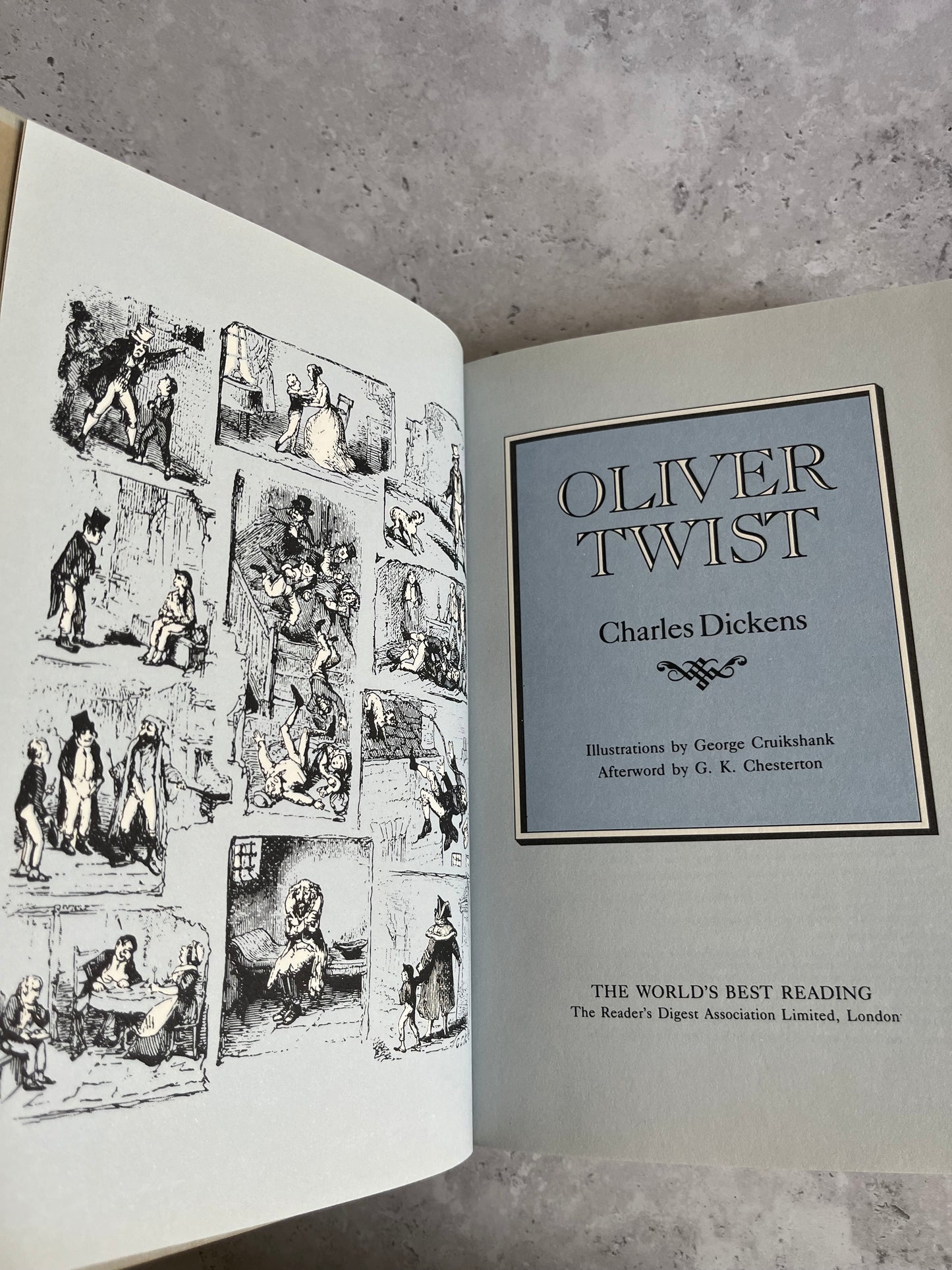 Oliver Twist By Charles Dickens 2002 Readers Digest Illustrated Edition Hardback Book
