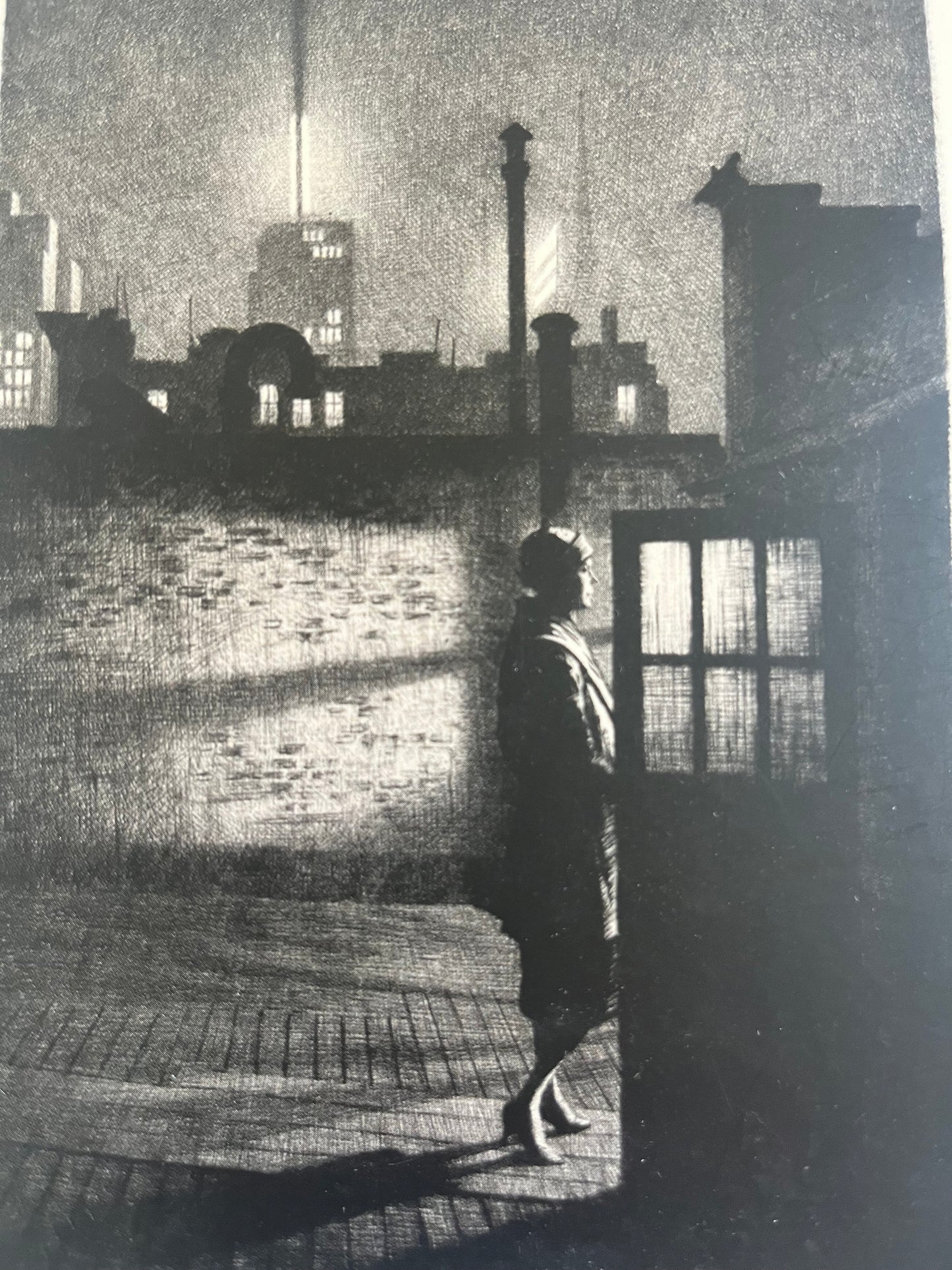 Vintage ‘Little Penthouse’ by Martin Lewis 1931 British Museum Blank Postcard