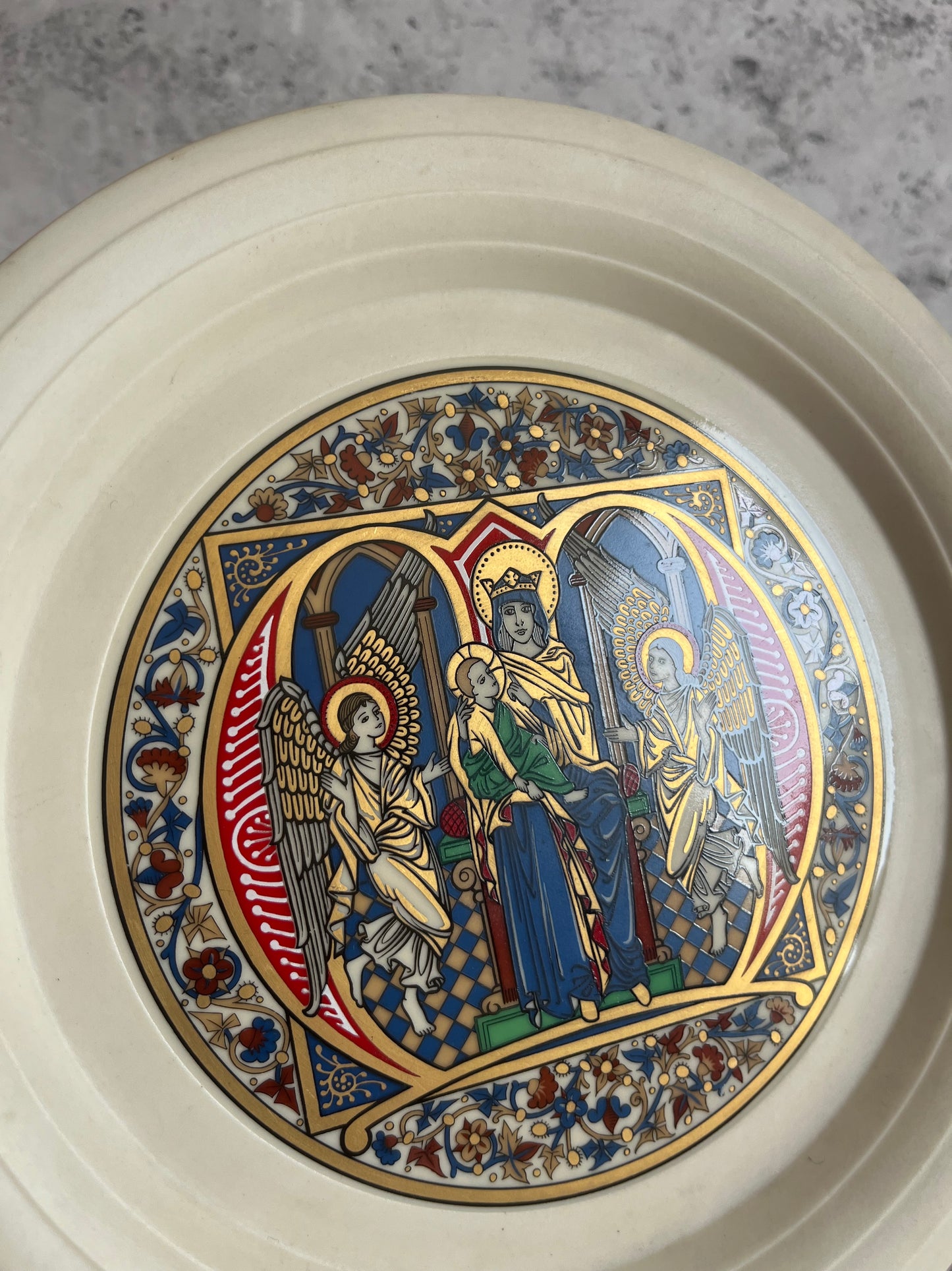 Hornsea 1985 Limited Edition Christmas Plate 7 of 9 Vintage Ceramic Wall Plate