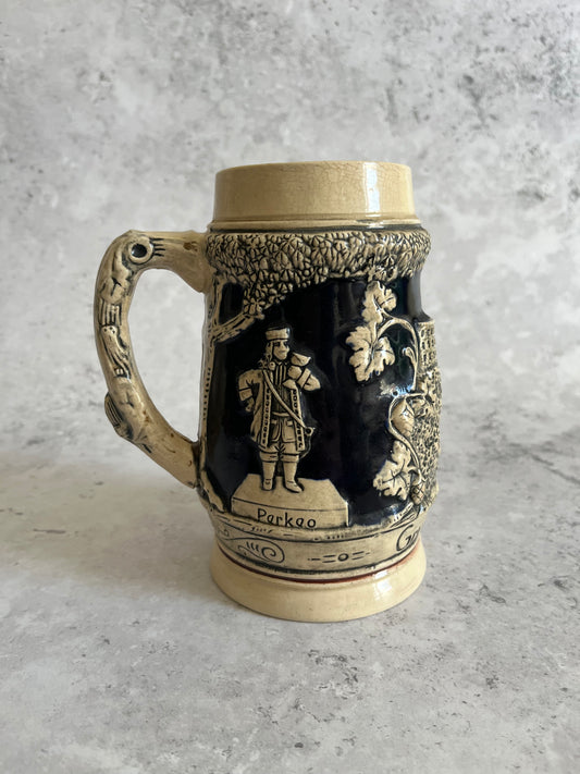 Original King Vintage German Beer Stein Heidelberg Souvenir Beer Mug