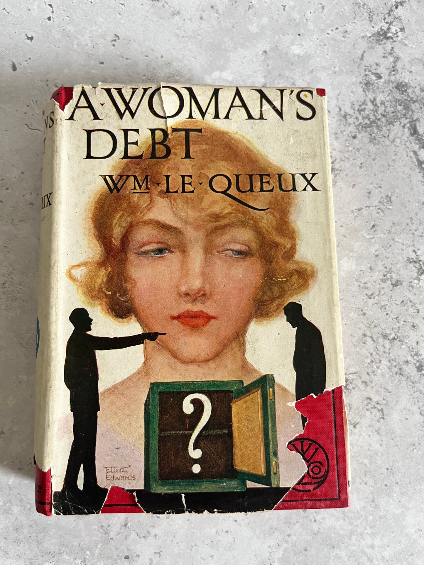 A Woman’s Debt By WM Le Queux First Edition HB 1925 Ward Lock & Co