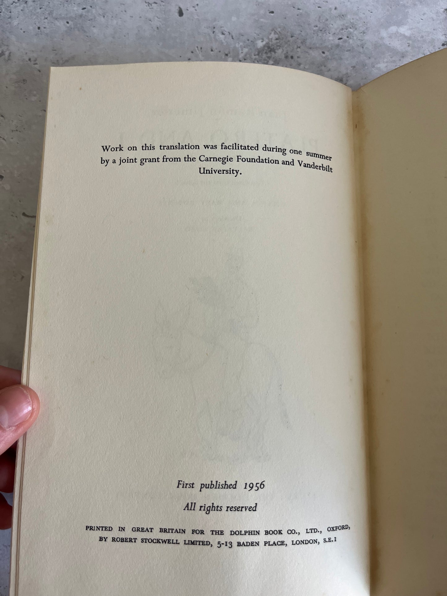Platero And I By Juan Ramón Jiménez Dolphin Press 1st Ed. Ill. By Baltasar Lobo HB Book