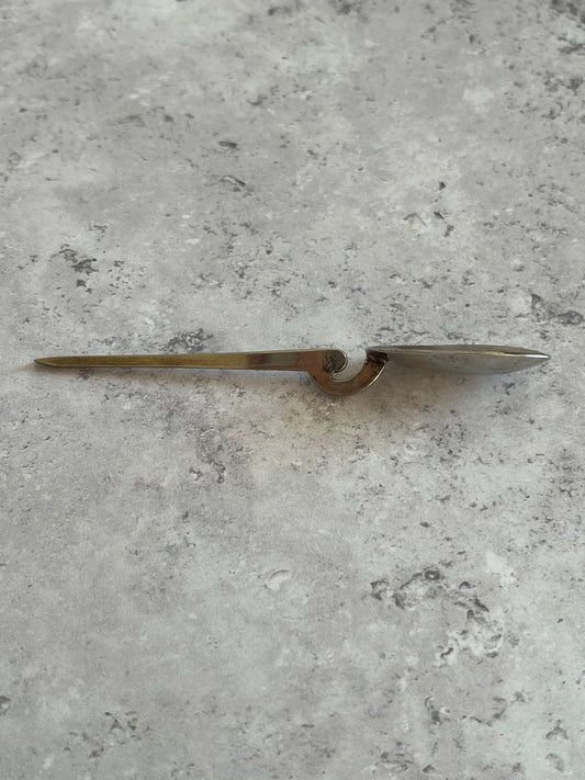 Vintage Silver Plated Roman Spoon or Cochlearium Snail Spoon