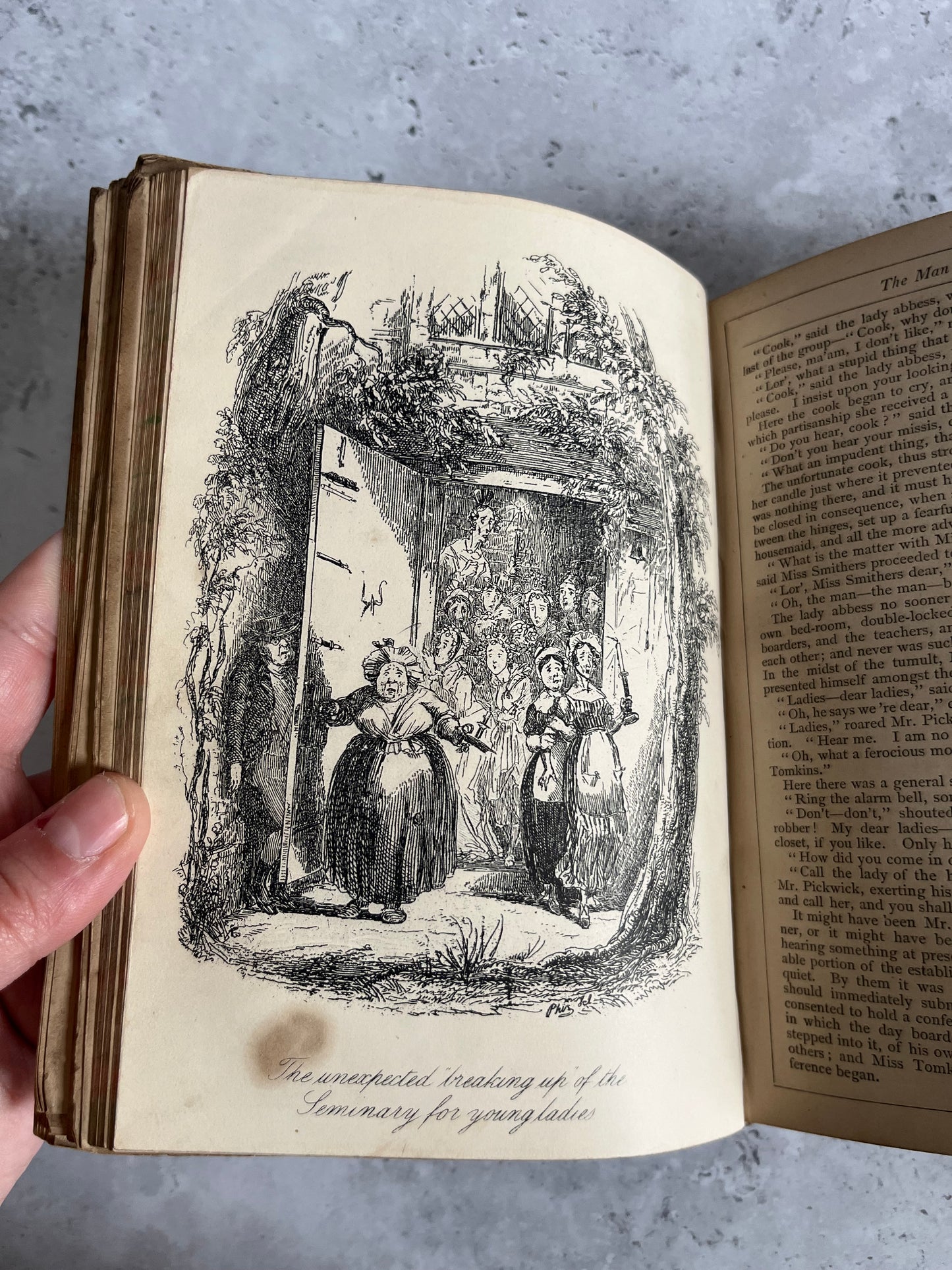 The Pickwick Papers By Charles Dickens Ilustrated Chapman Hall 1868 Edition HB Book