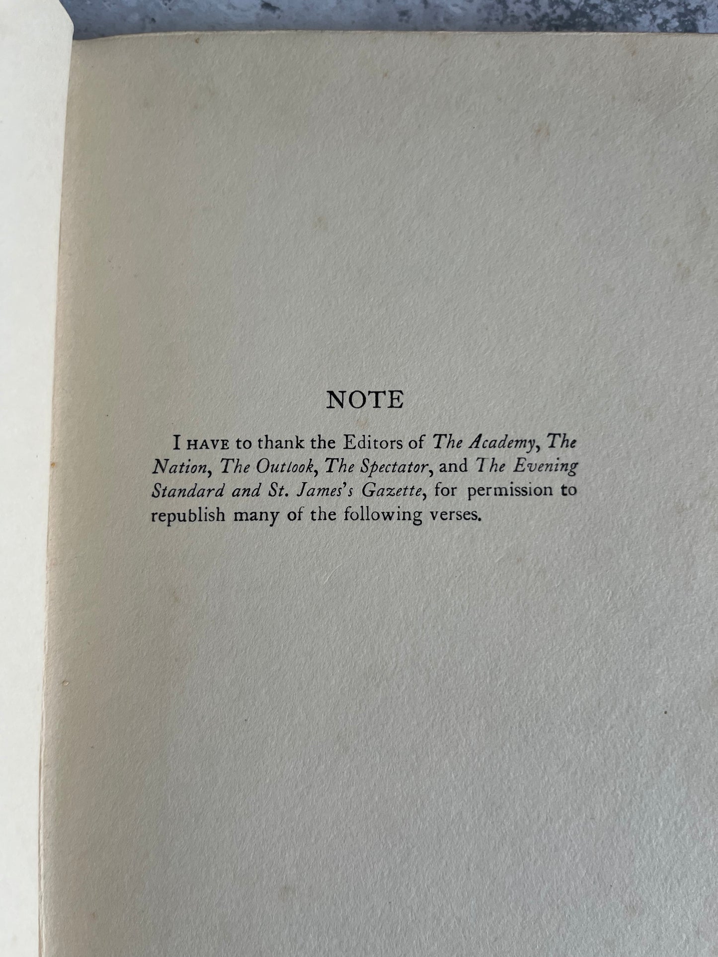 Immanence A Book Of Verses By Evelyn Underhill JM Dent 1913 Ed Hardback Book