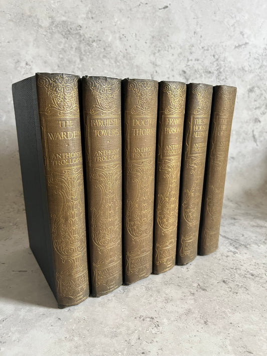 The Chronicles Of Barsetshire By Anthony Trollope Complete Set Waverley Press 1900s HB Books
