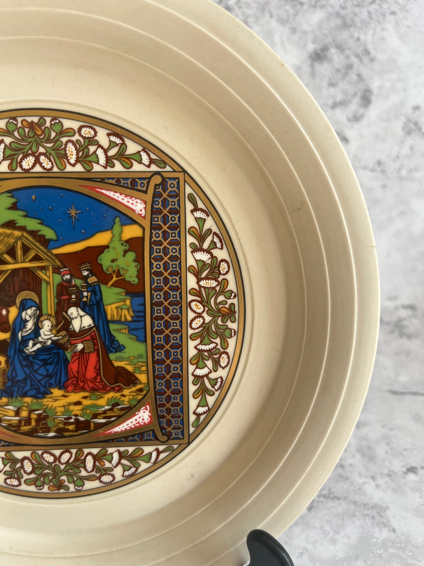 Hornsea 1979 Limited Edition Christmas Plate 1 of 9 Vintage Ceramic