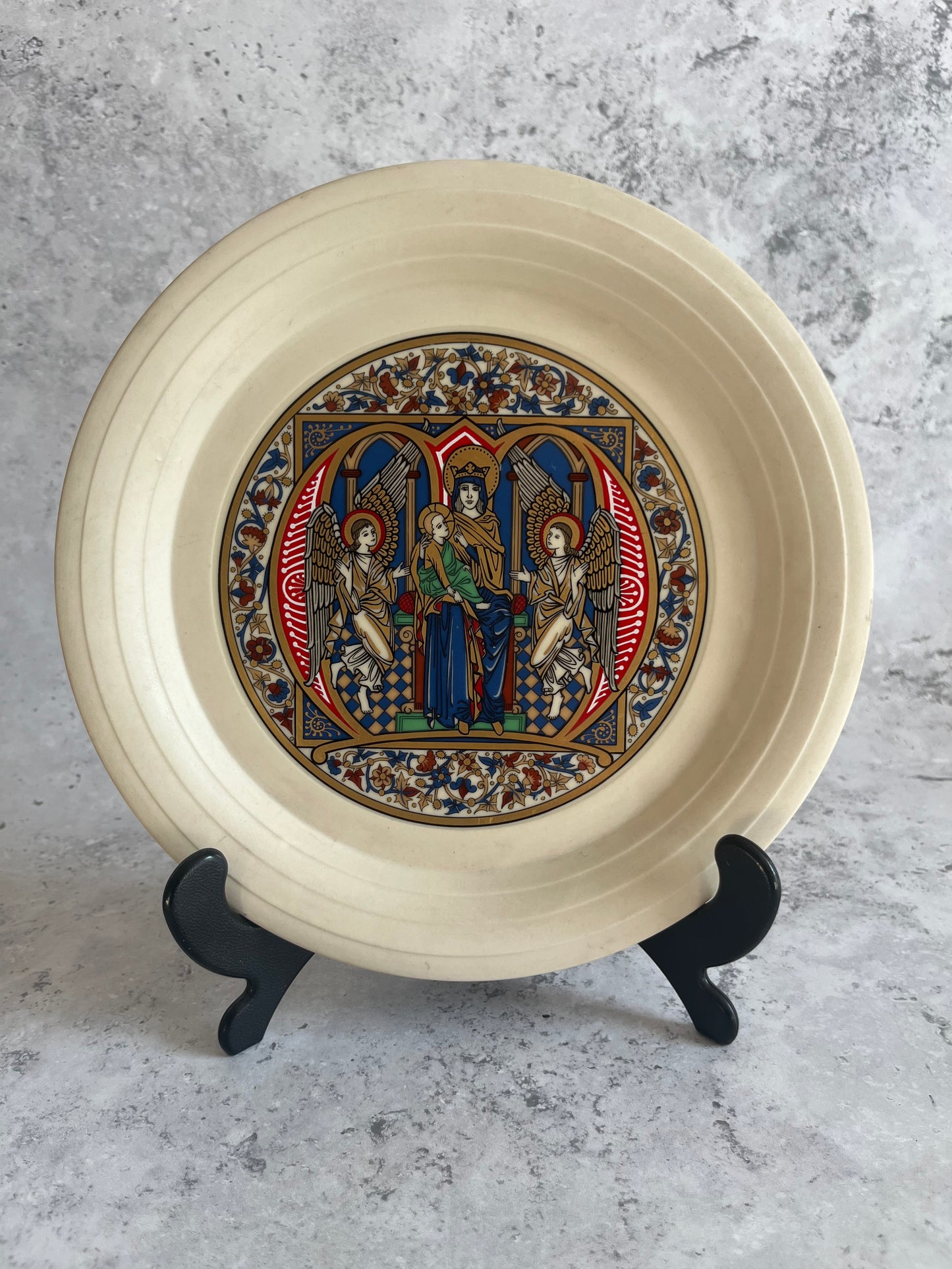 Hornsea 1985 Limited Edition Christmas Plate 7 of 9 Vintage Ceramic Wall Plate