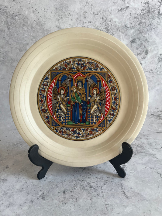 Hornsea 1985 Limited Edition Christmas Plate 7 of 9 Vintage Ceramic Wall Plate