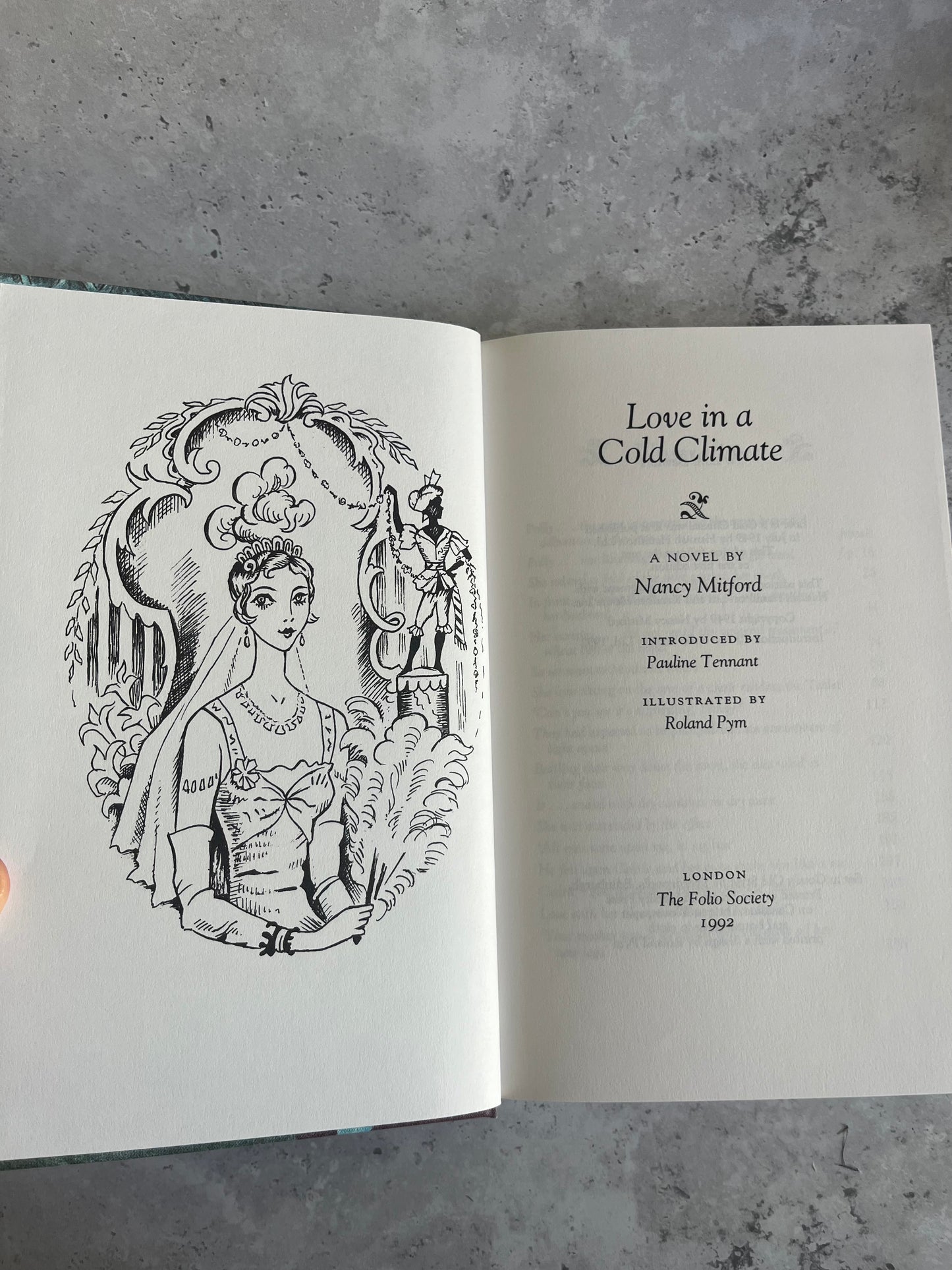 Love In A Cold Climate By Nancy Mitford 1992 Folio Edition Illustrated