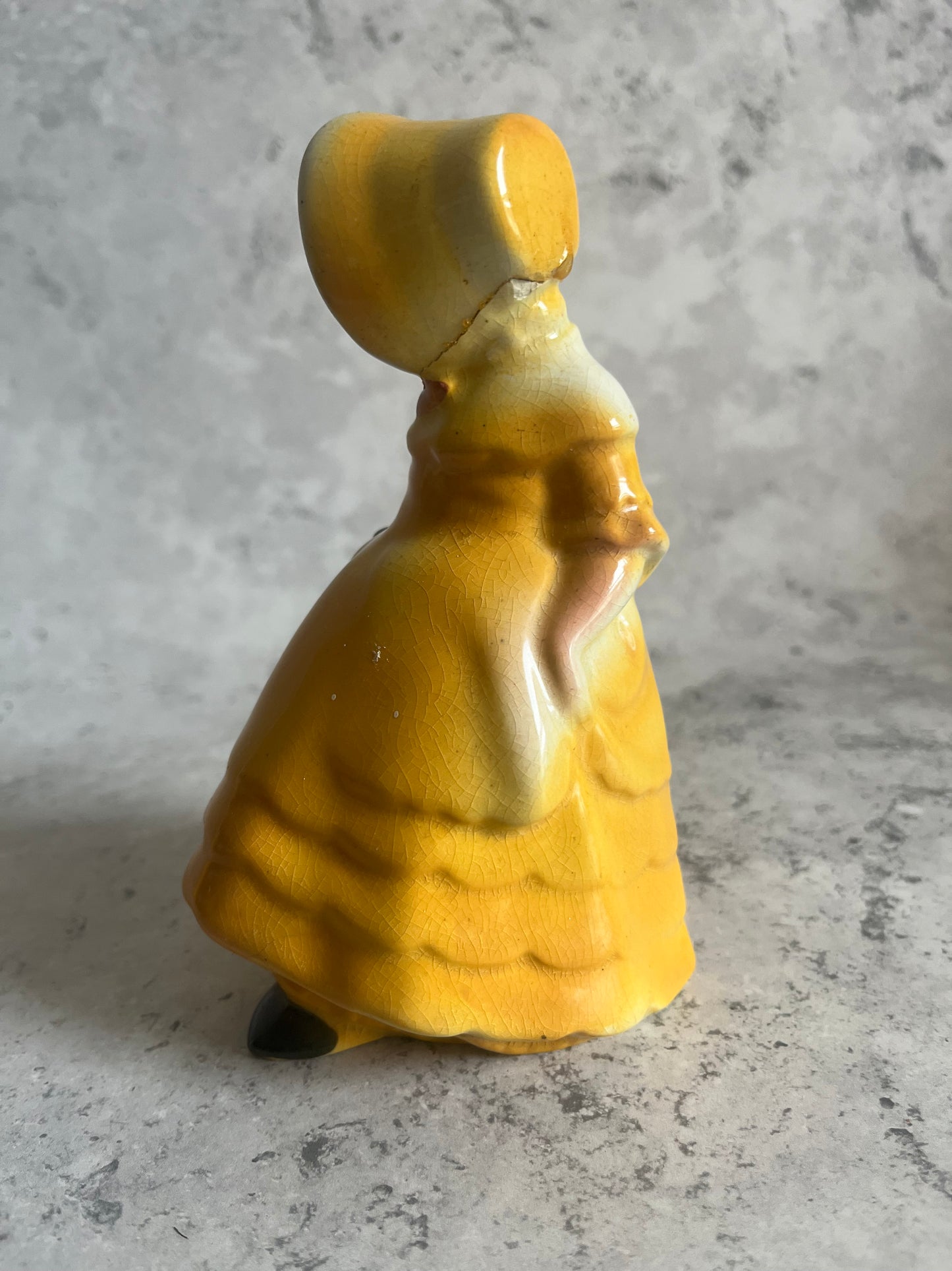 Vintage Pair Of Ceramic Bookends Boy Girl Pairing Victorian Style