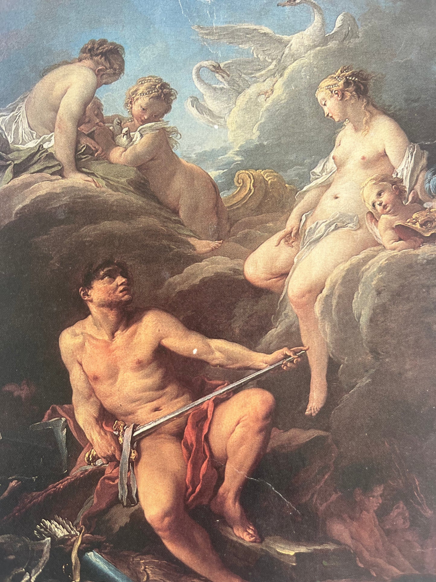 ‘Venus Asking Vulcan For The Armour Of Aeneas’ By Francis Boucher MMA Fine Art Blank Postcard