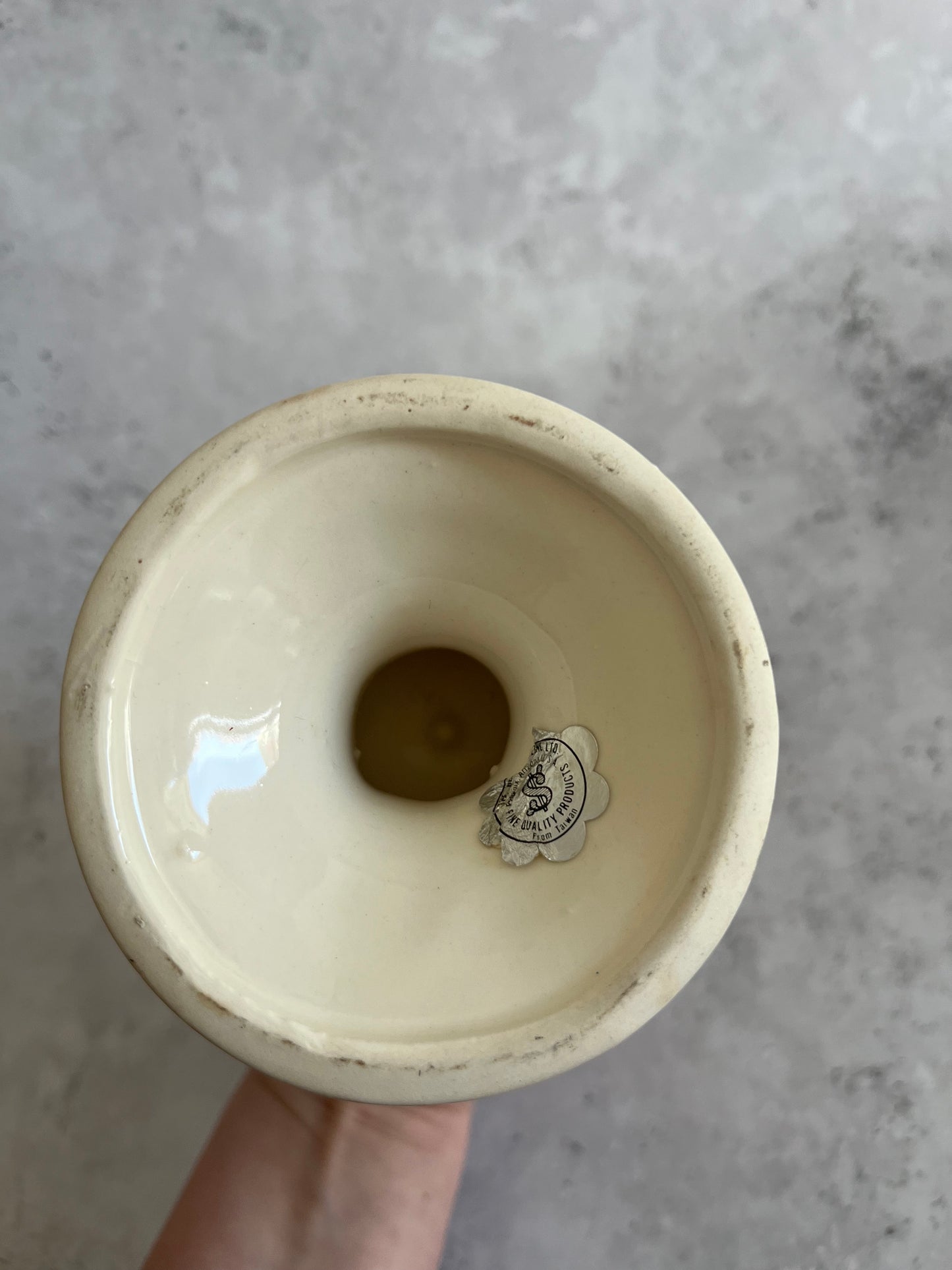 Vintage Bobby McGee Bathroom Sink Novelty Ceramic Cocktail Glass