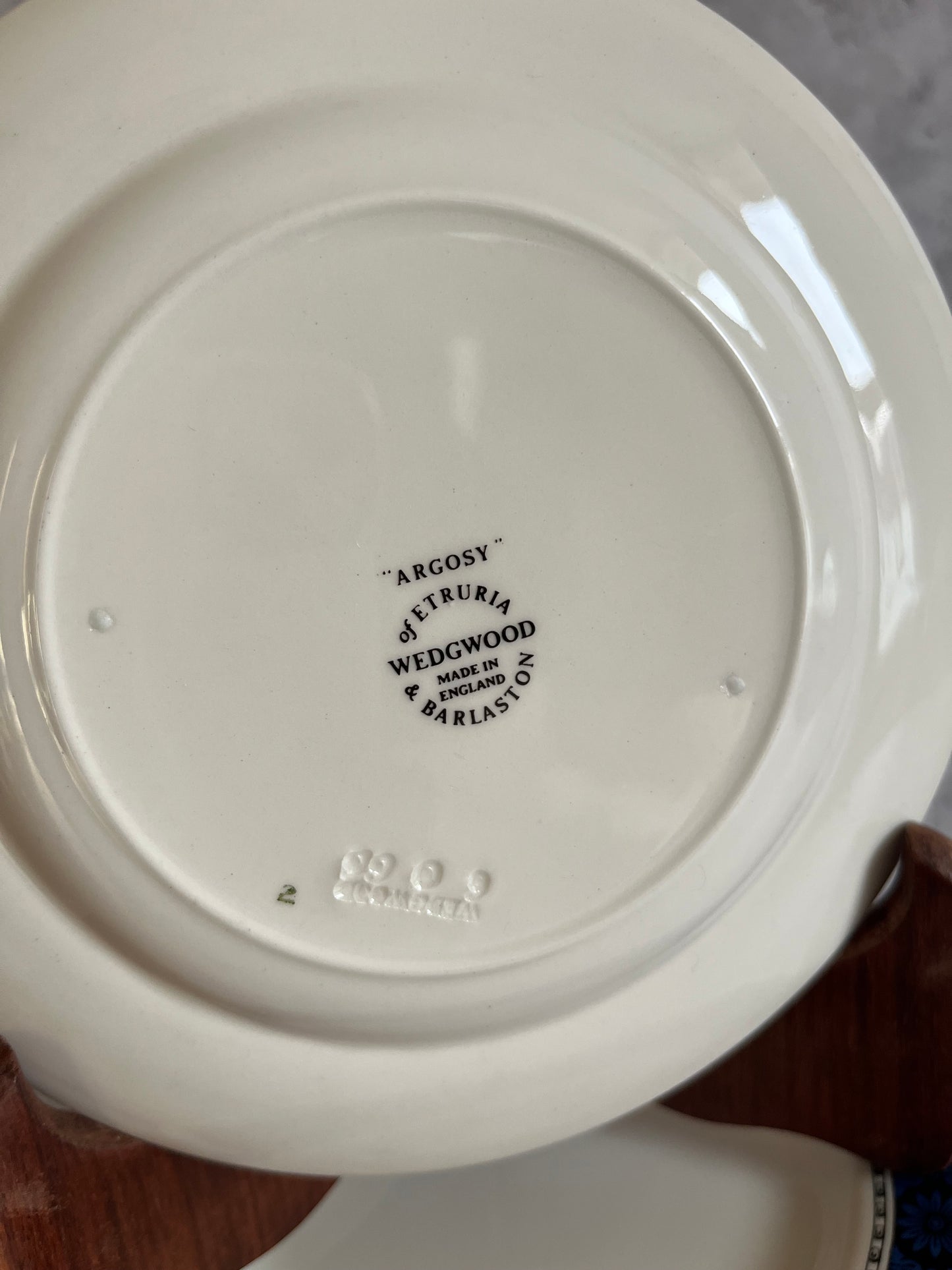 Vintage Wedgwood Set Of 7 Side Plates 1960’s Argosy Pattern Good Condition