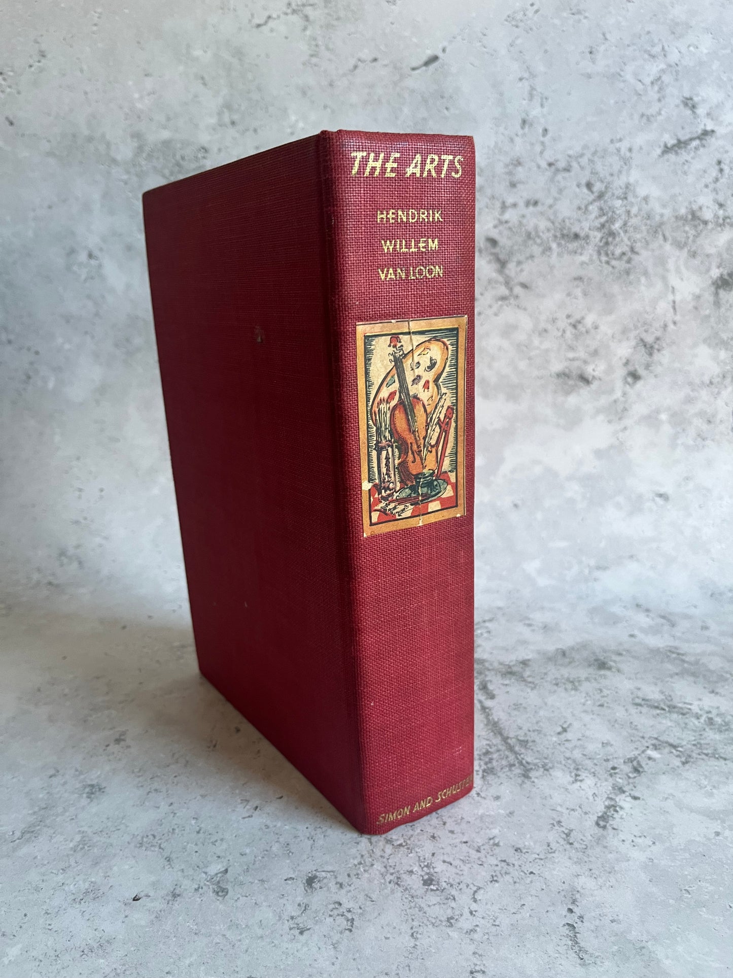 The Arts By Hendrik Willem van Loon 1937 Hardback Edition Author Illustrated