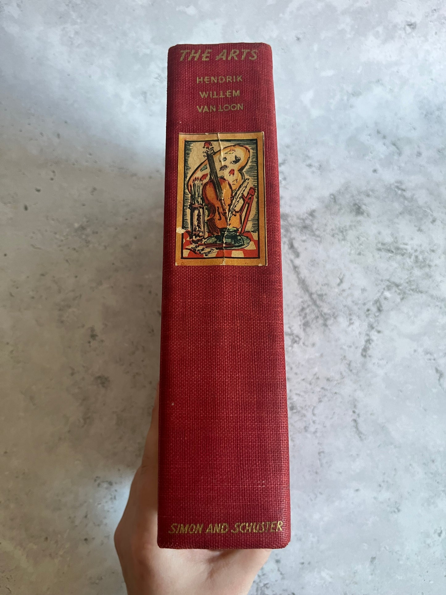 The Arts By Hendrik Willem van Loon 1937 Hardback Edition Author Illustrated