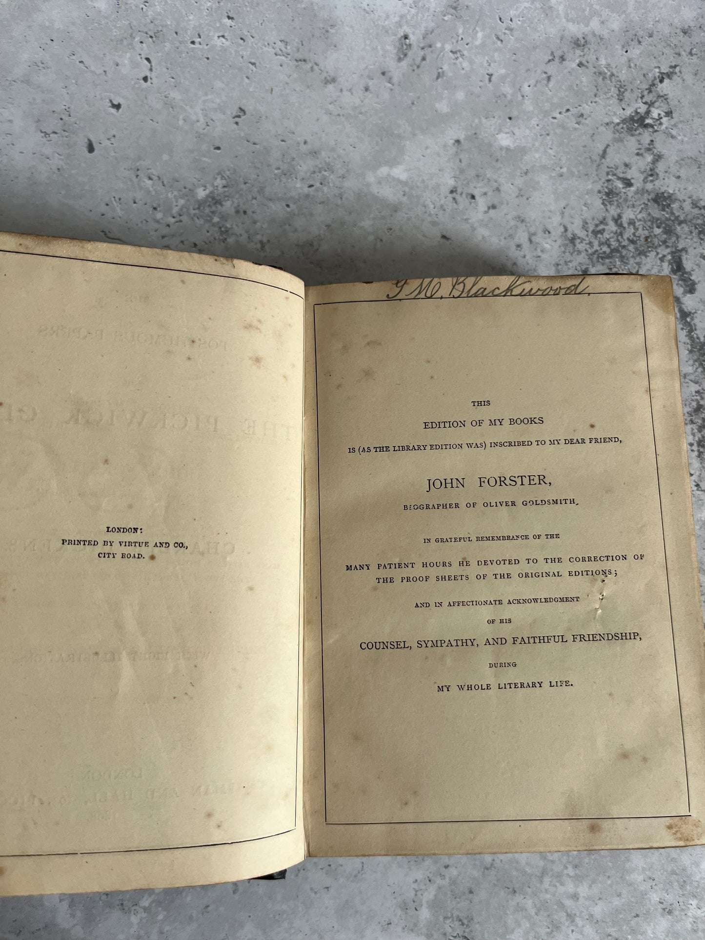 The Pickwick Papers By Charles Dickens Ilustrated Chapman Hall 1868 Edition HB Book