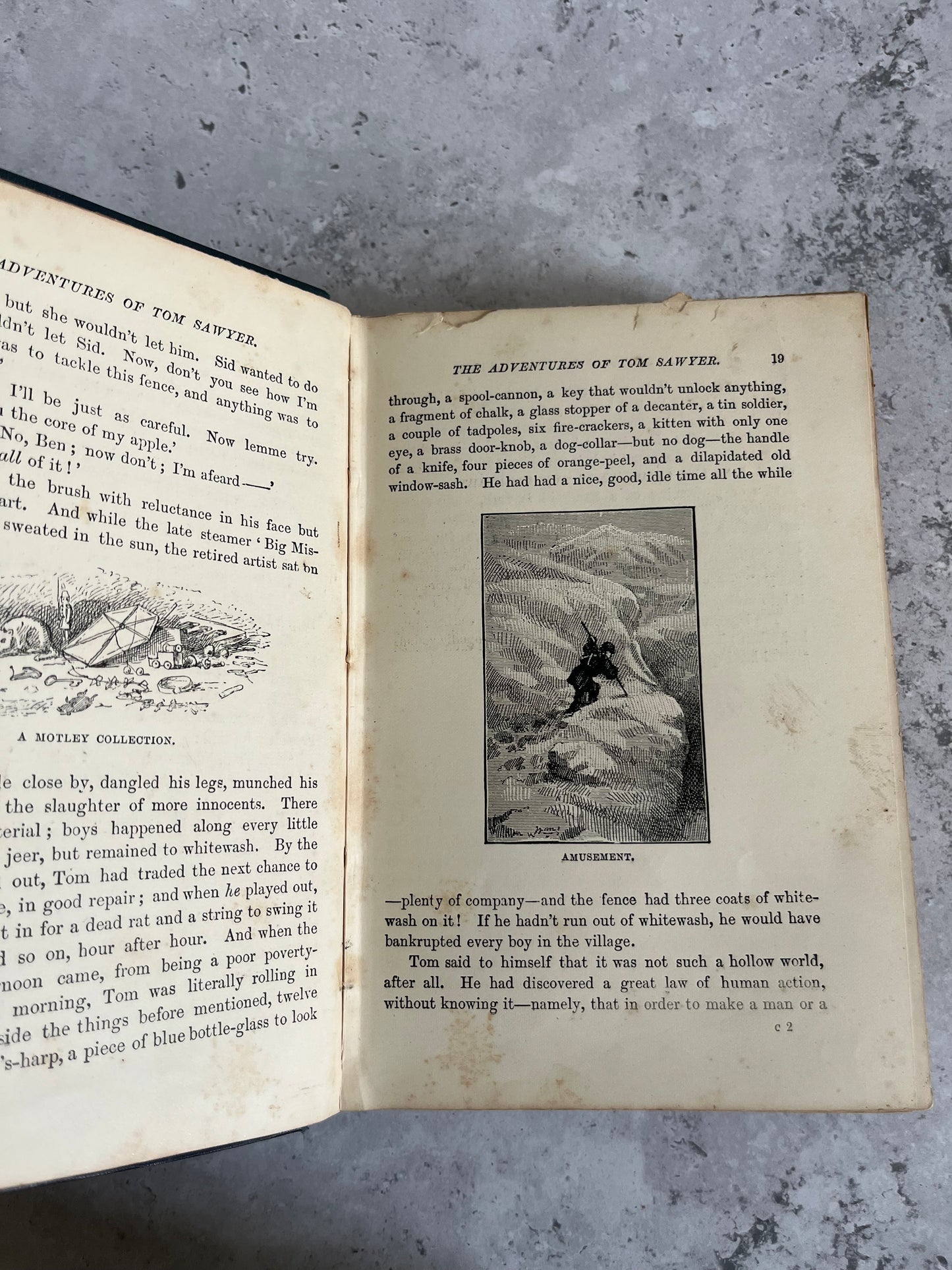 The Adventures Of Tom Sawyer By Mark Twain 1897 Illustrated Ed Book
