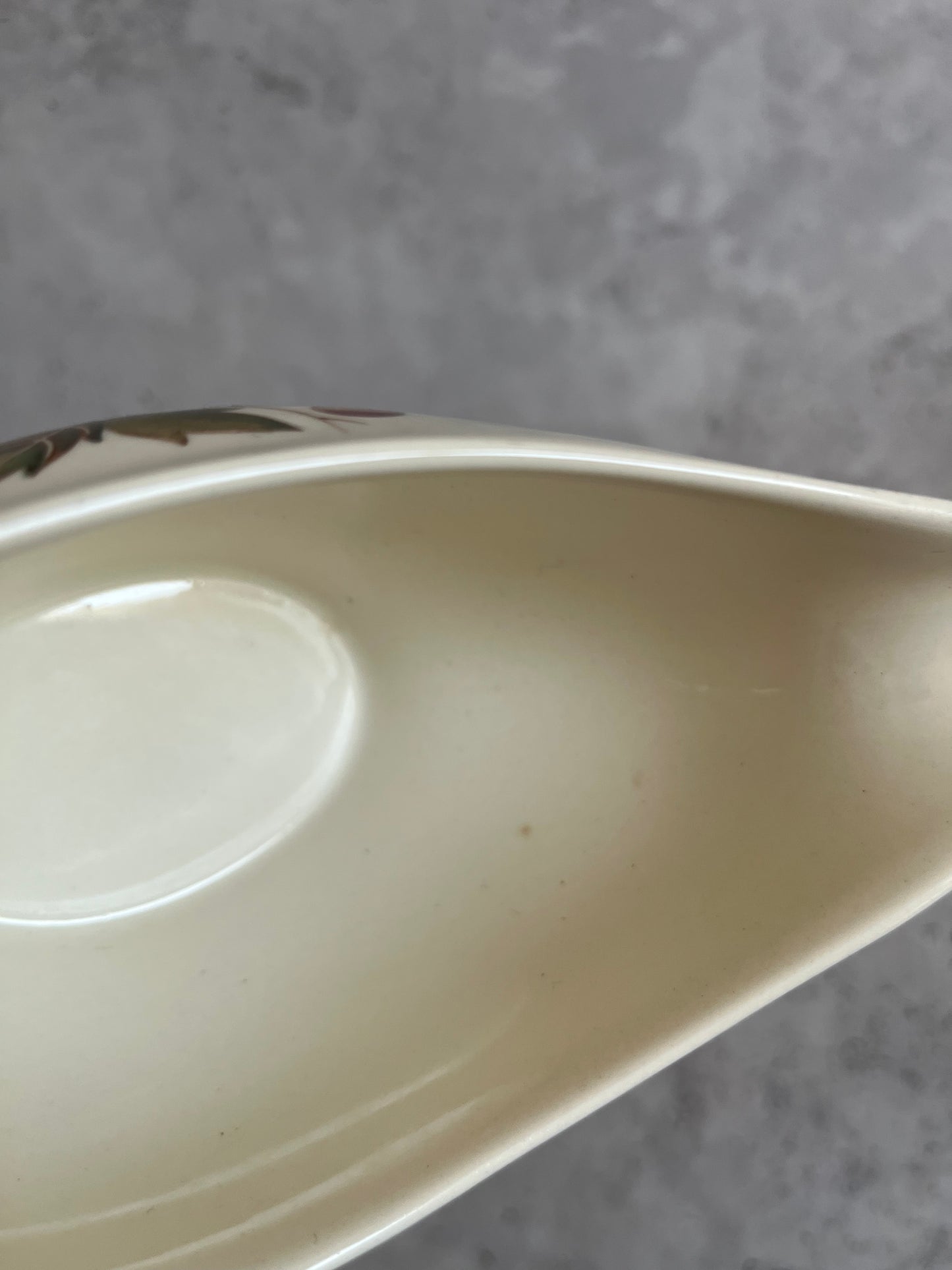 Wedgwood Covent Garden Pattern Gravy Boat 1960s Ceramic Fruit Design