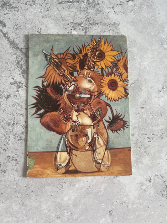‘Inbred Hybrid’ by Ron English 1991 Gallery Stendhal Exhibition Invitation Postcard