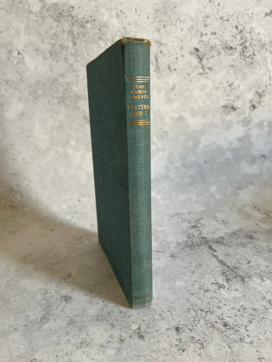 Platero And I By Juan Ramón Jiménez Dolphin Press 1st Ed. Ill. By Baltasar Lobo HB Book