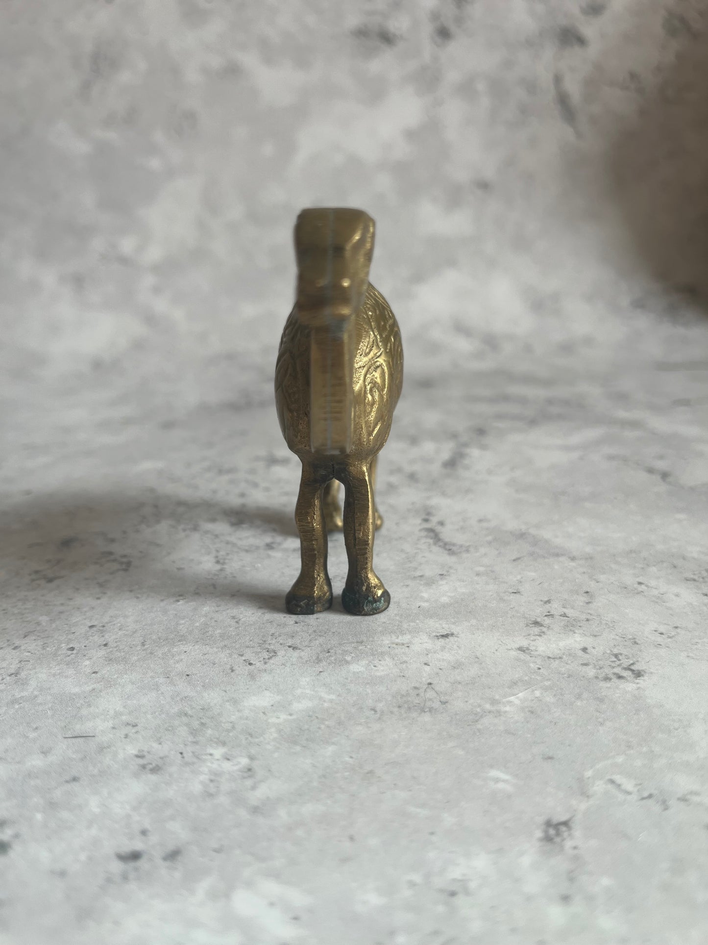 Vintage Brass Camel Ornament Mid Century Style Animal Figurine