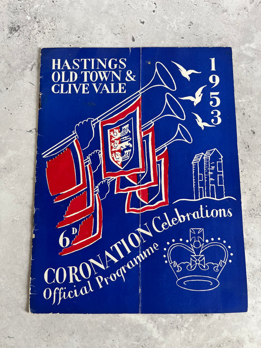 Hastings 1953 Old Town Coronation Celebration Official Programme