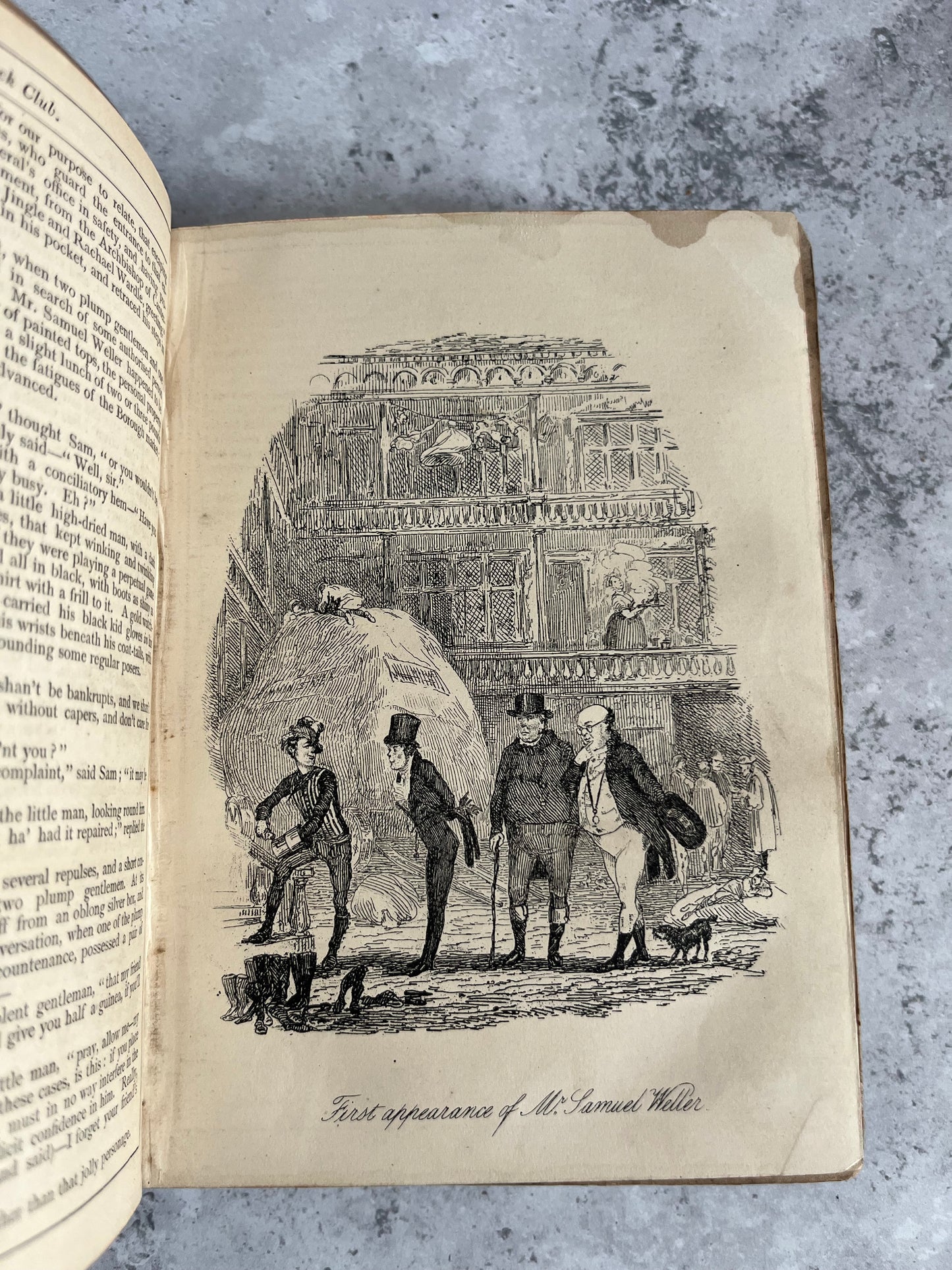The Pickwick Papers By Charles Dickens Ilustrated Chapman Hall 1868 Edition HB Book