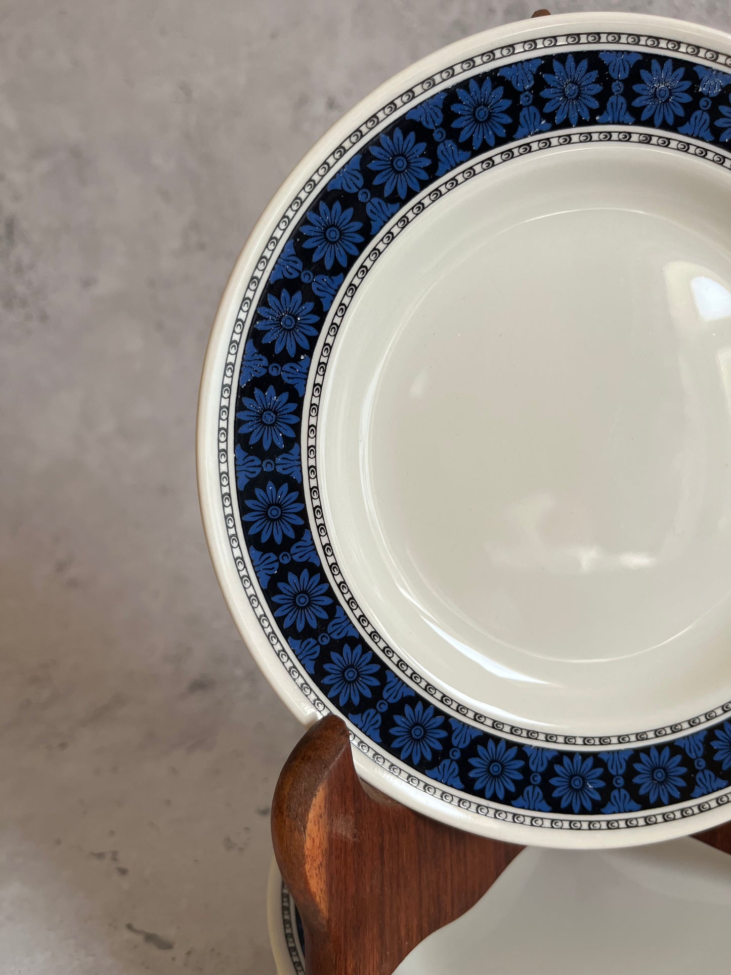 Vintage Wedgwood Set Of 7 Side Plates 1960’s Argosy Pattern Good Condition