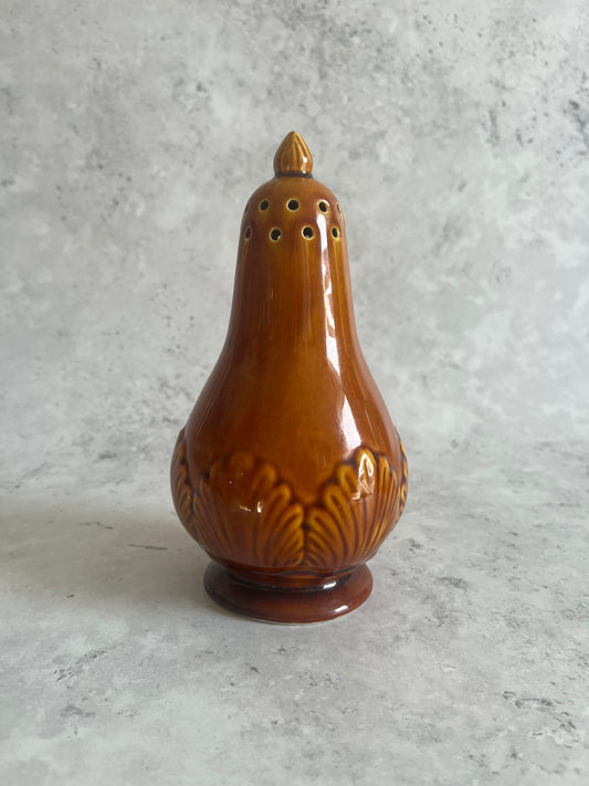 Casa Pupo Ceramic Sugar Shaker Flour Dredger Amber Glaze Ceramic Baking Tool